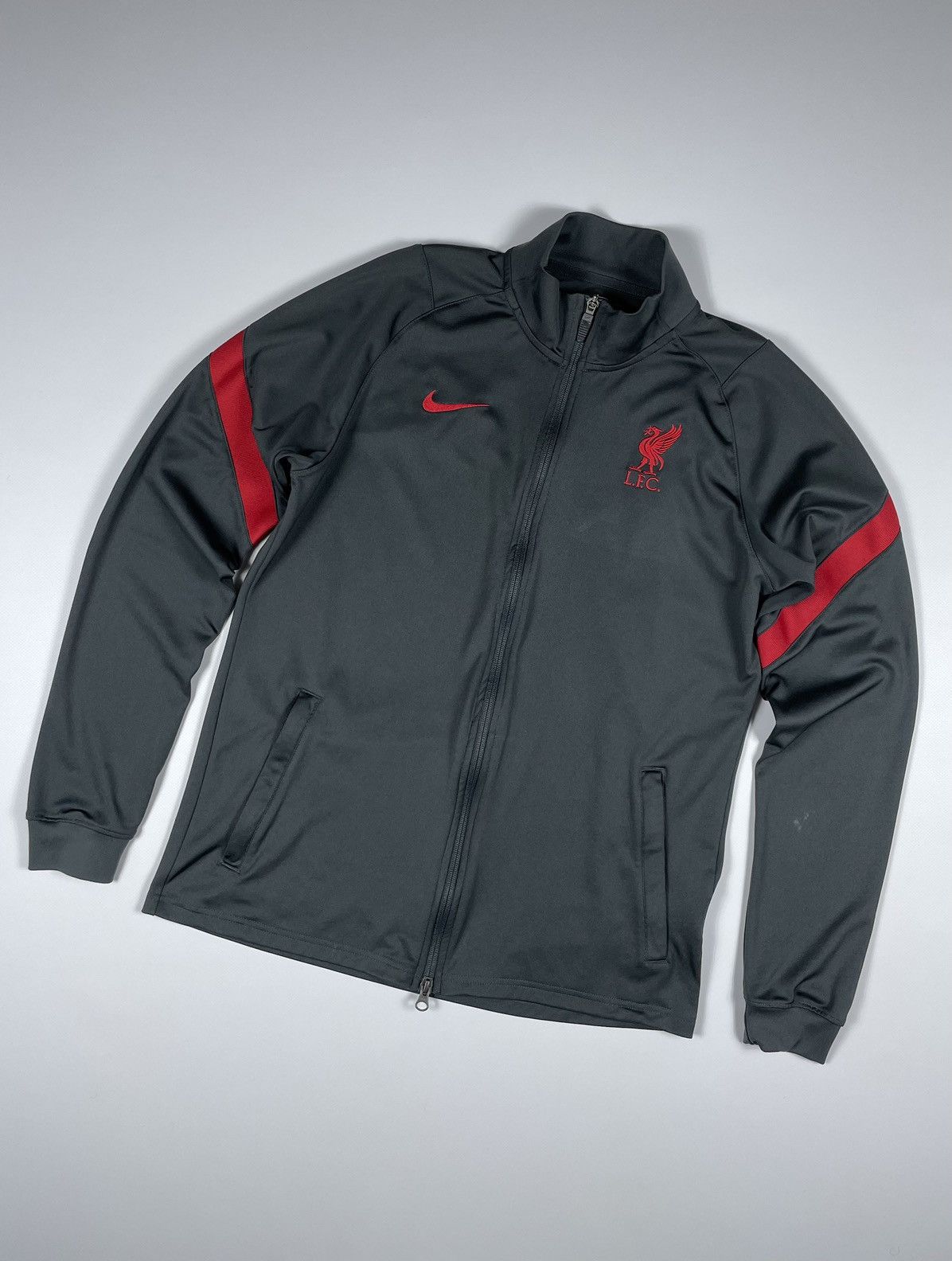 Nike Nike Liverpool FC Soccer Track Zip Jacket Size US M / EU 48-50 / 2 - 2 Thumbnail