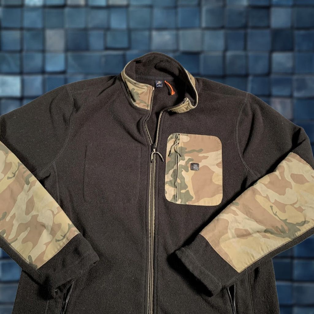 Roark Roark Jacket Mens Medium Black Camouflage Fleece Full Zip Outdoor Pockets Size US M / EU 48-50 / 2 - 1 Thumbnail