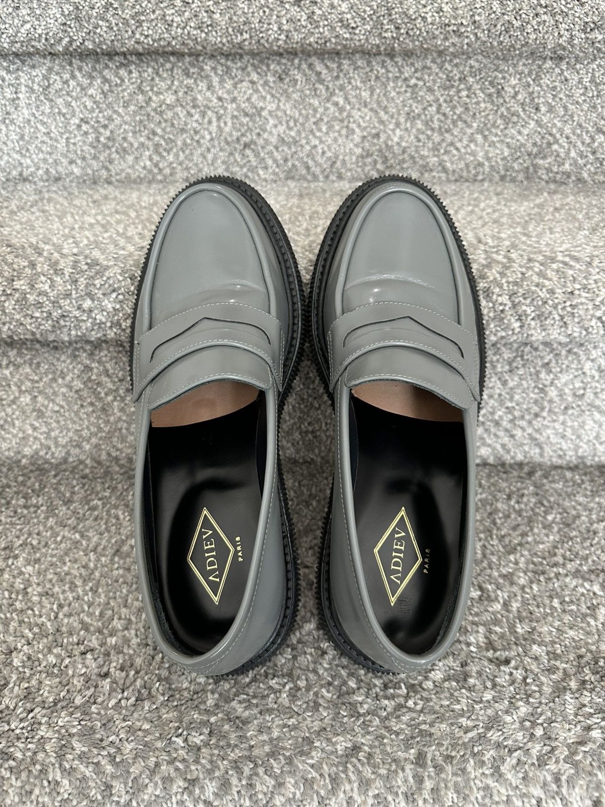Adieu Paris Adieu Paris Type 159 Loafers in Polido Storm Size US 11 / EU 44 - 7 Thumbnail