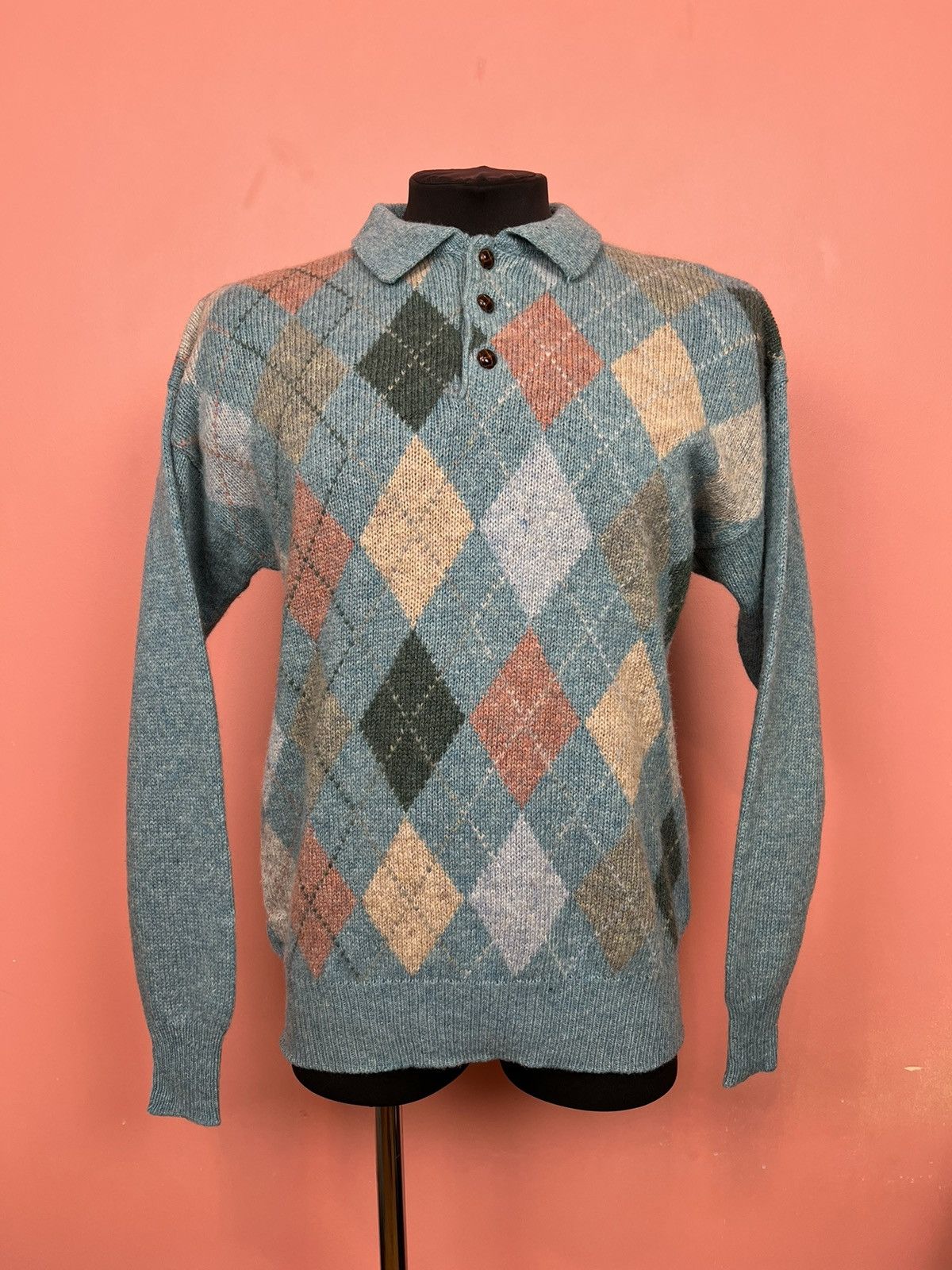 Boggi Boggi vintage knit sweaters wool polo rare luxury Size US M / EU 48-50 / 2 - 1 Thumbnail