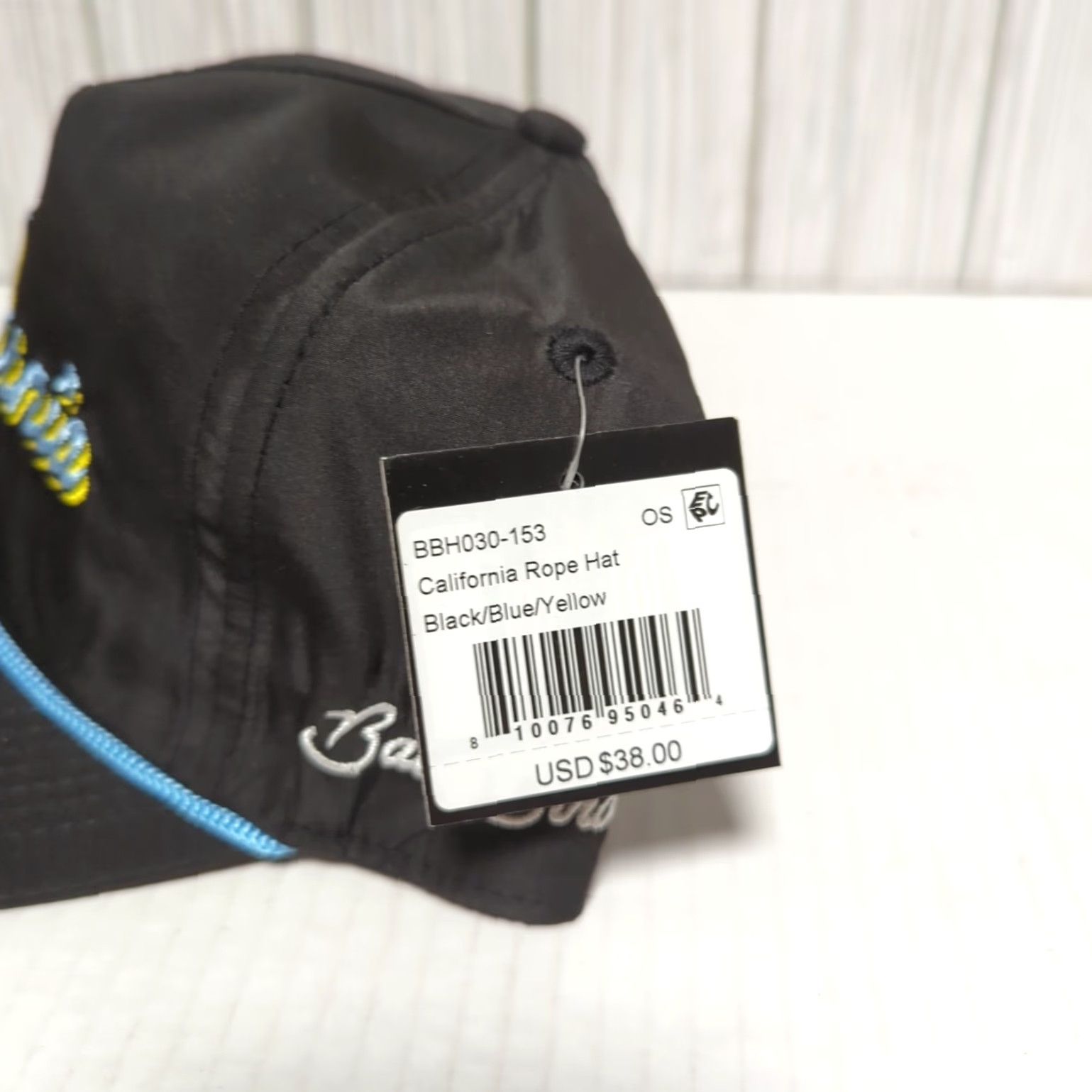Vintage Bad Birdie Golf Hat Cap Snap Back California Blue Yellow Black Rope Trucker Cap Men One Size Black Size ONE SIZE - 5 Thumbnail