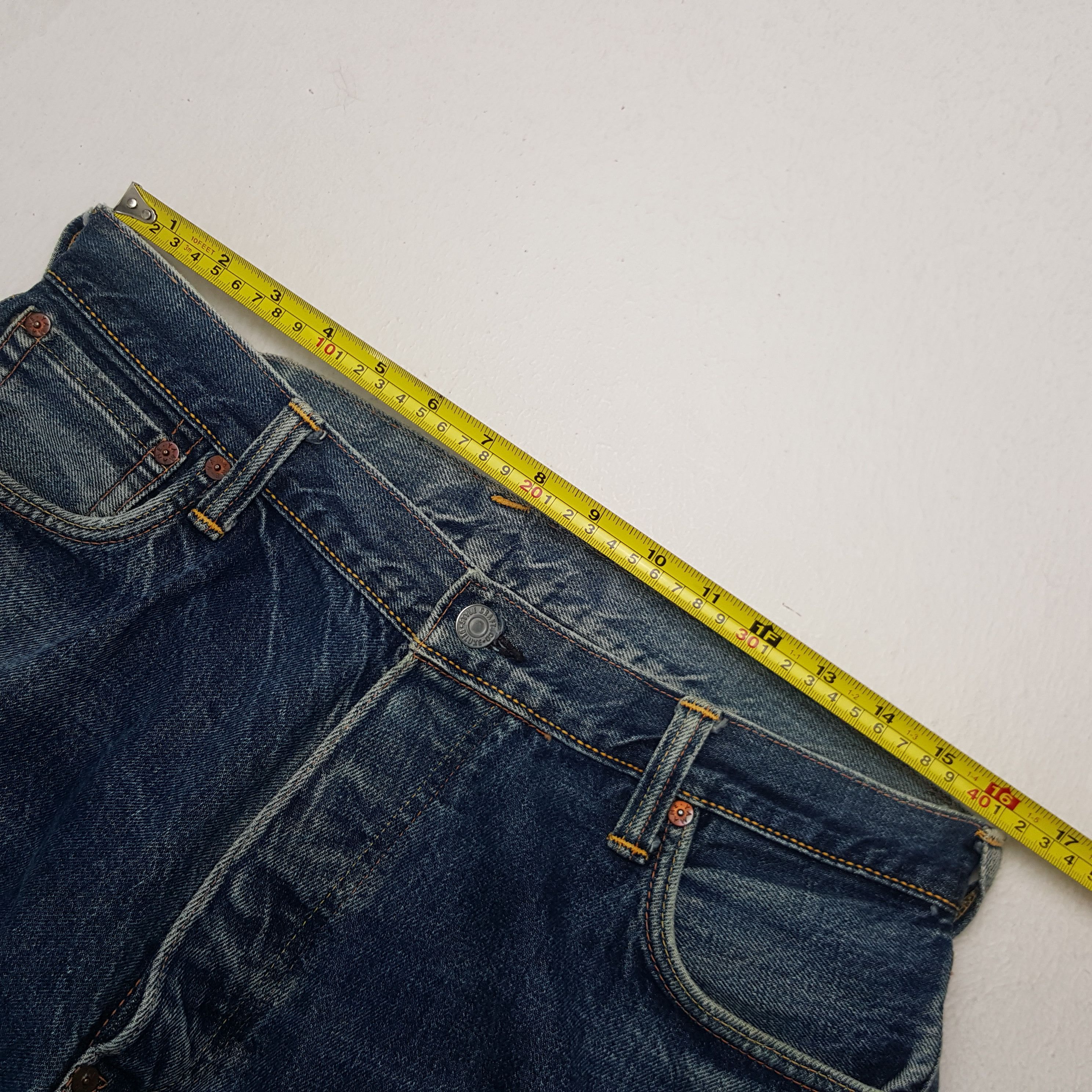 Evisu × Japanese Brand × Vintage Vintage Evisu Japanese Brand Daicock Custom Art Denim Jeans Size US 32 / EU 48 - 9 Thumbnail