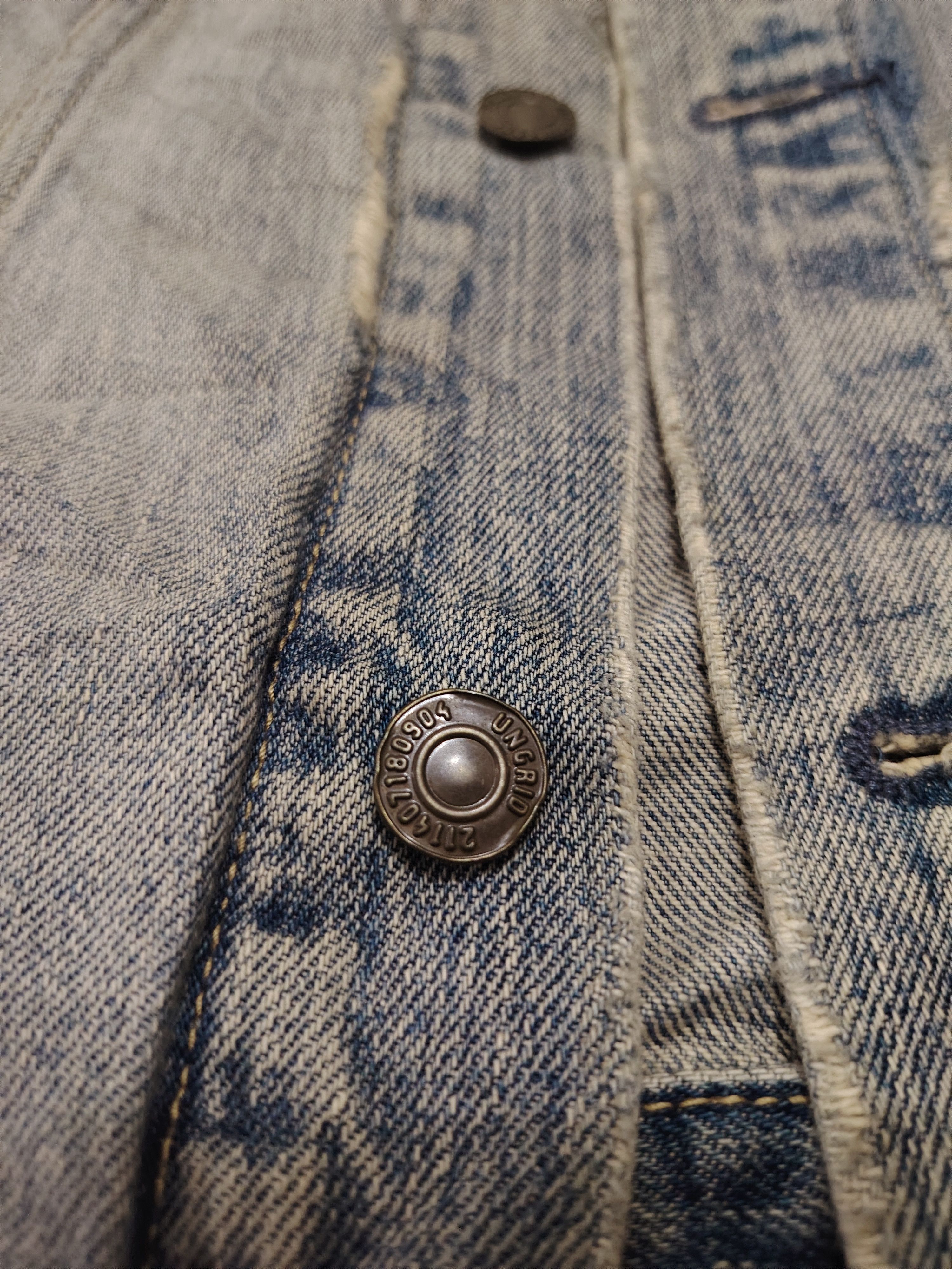 Japanese Brand 💥Insane💥 Ungrid 211407180904 Distressed denim Jacket Size M / US 6-8 / IT 42-44 - 8 Thumbnail