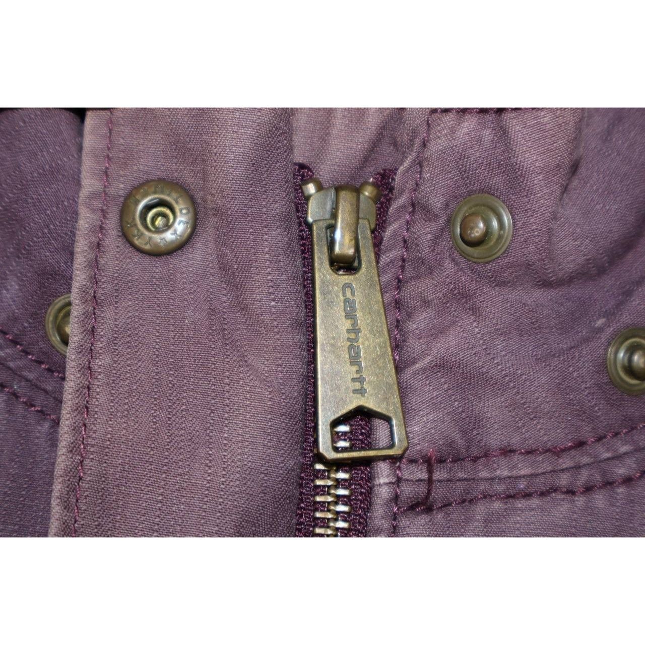 Carhartt Carhartt 101402 Youth L (12/14) Canvas Lined Jacket Wine Size US L / EU 52-54 / 3 - 10 Thumbnail