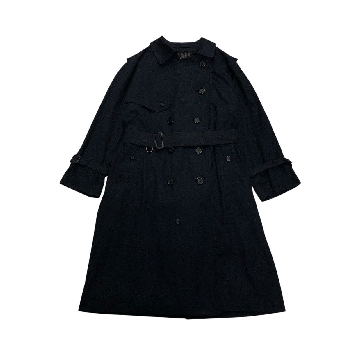 Burberry 🔥VINTAGE BURBERRYS MADE IN ENGLAND TRENCH COAT NOVA CHECK Size US M / EU 48-50 / 2 - 2 Thumbnail