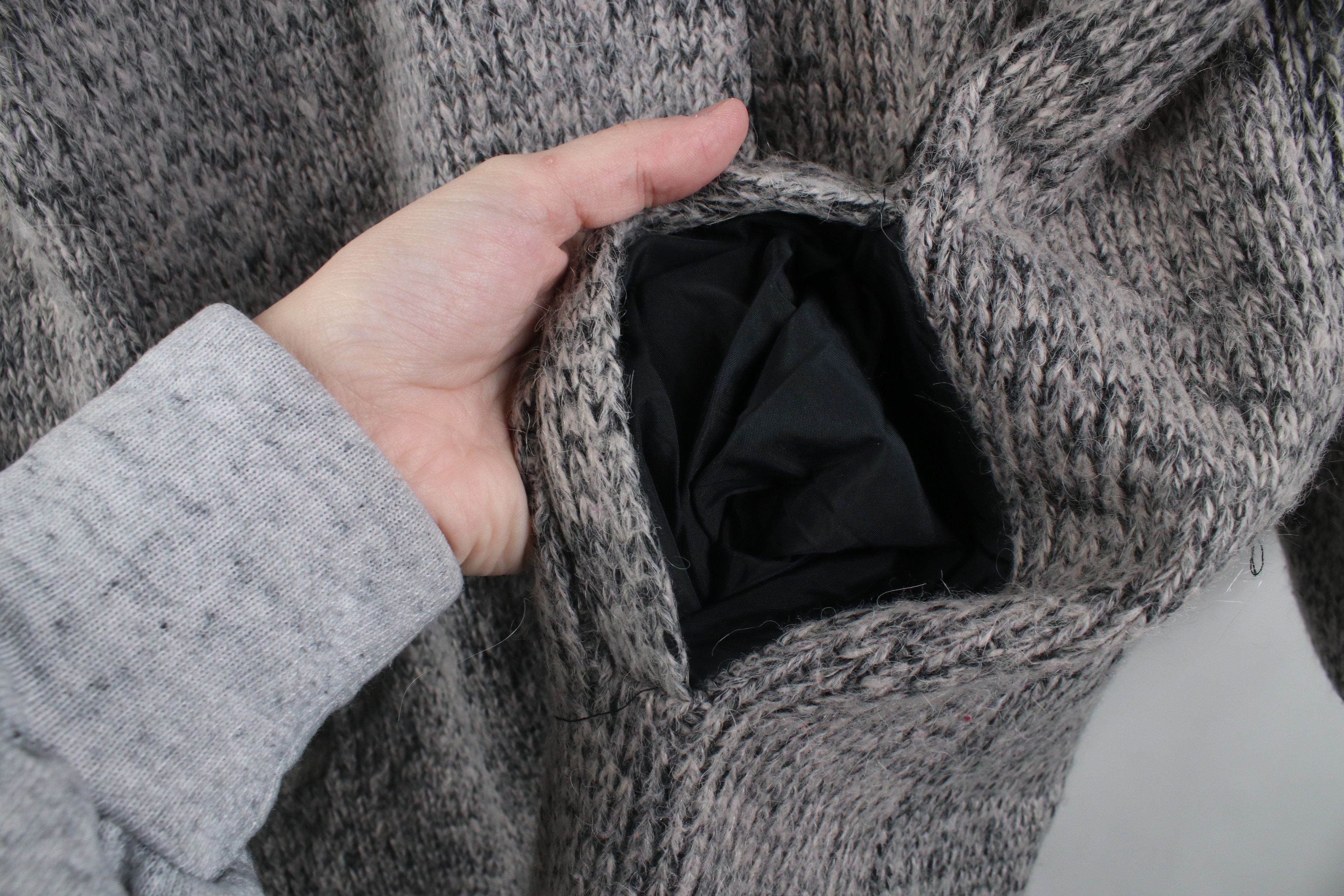 Vintage Vintage 90s Streetwear Reversible Wool Blend Button Jacket Size XS / US 0-2 / IT 36-38 - 4 Thumbnail