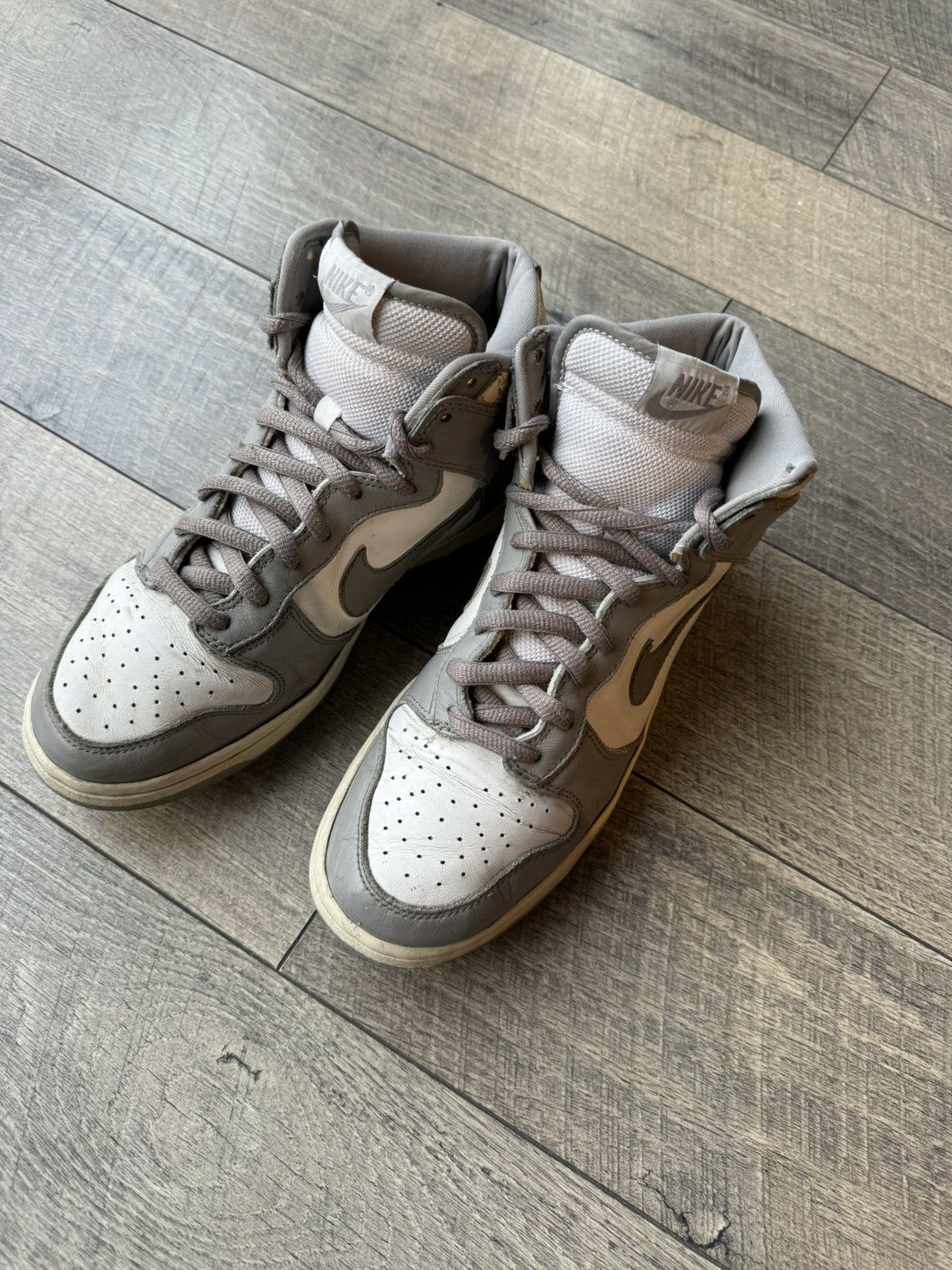 Nike × Vintage Vintage Nike Dunk High 2003 Medium Grey 30471700200 Size 9 Size US 9 / EU 42 - 4 Thumbnail