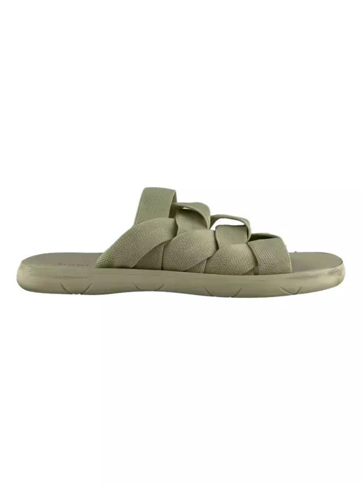 Bottega Veneta o1loc1c0724 651402 Plat Slide in Khaki Size US 8 / EU 41 - 1 Thumbnail