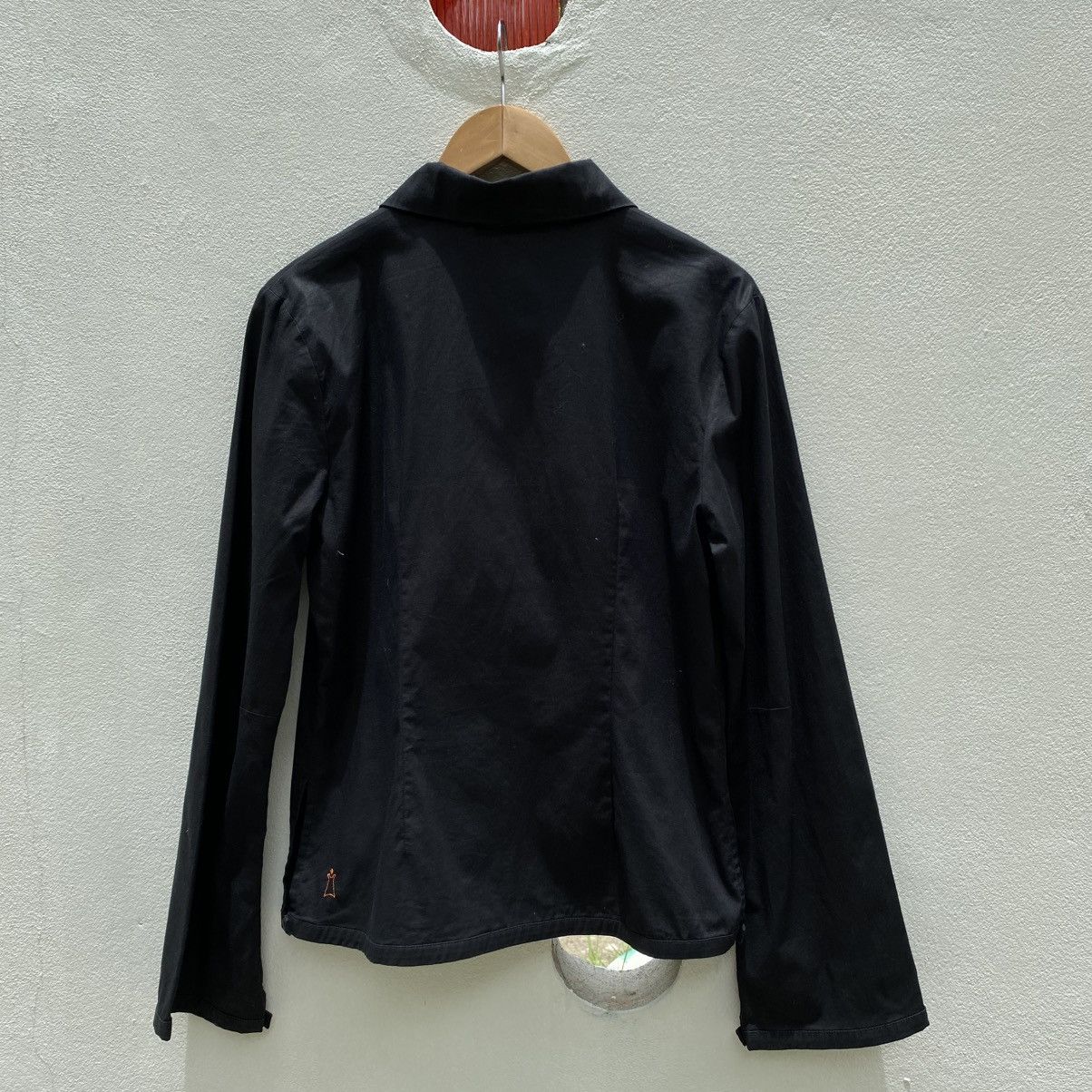 Cop Copine COP. COPINE Black Zip-Collar Blouse Size XS / US 0-2 / IT 36-38 - 20 Thumbnail