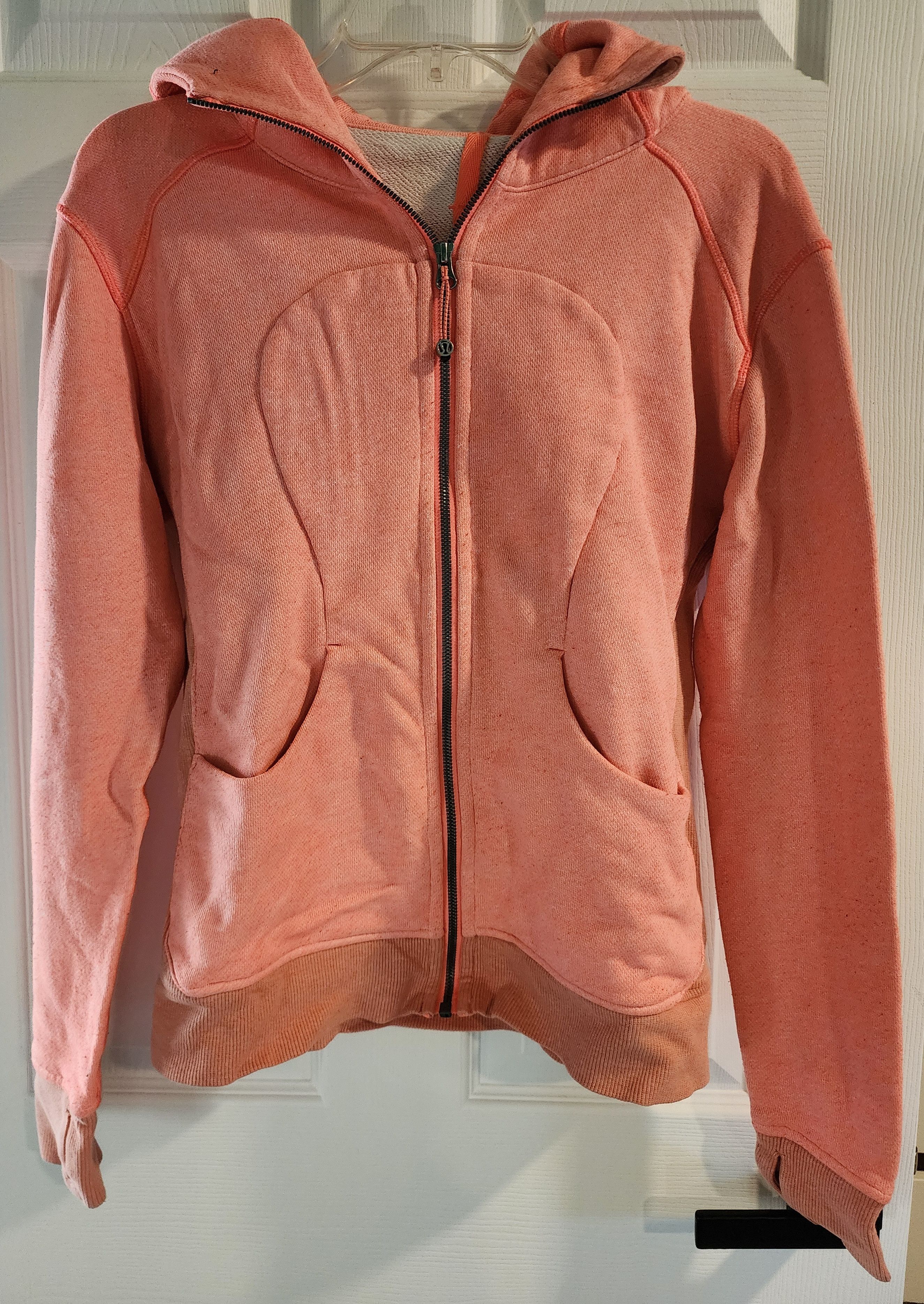 Lululemon Lululemon Neon Heather Pink Orange Coral Scuba Hoodie Size 8 Size M / US 6-8 / IT 42-44 - 1 Thumbnail