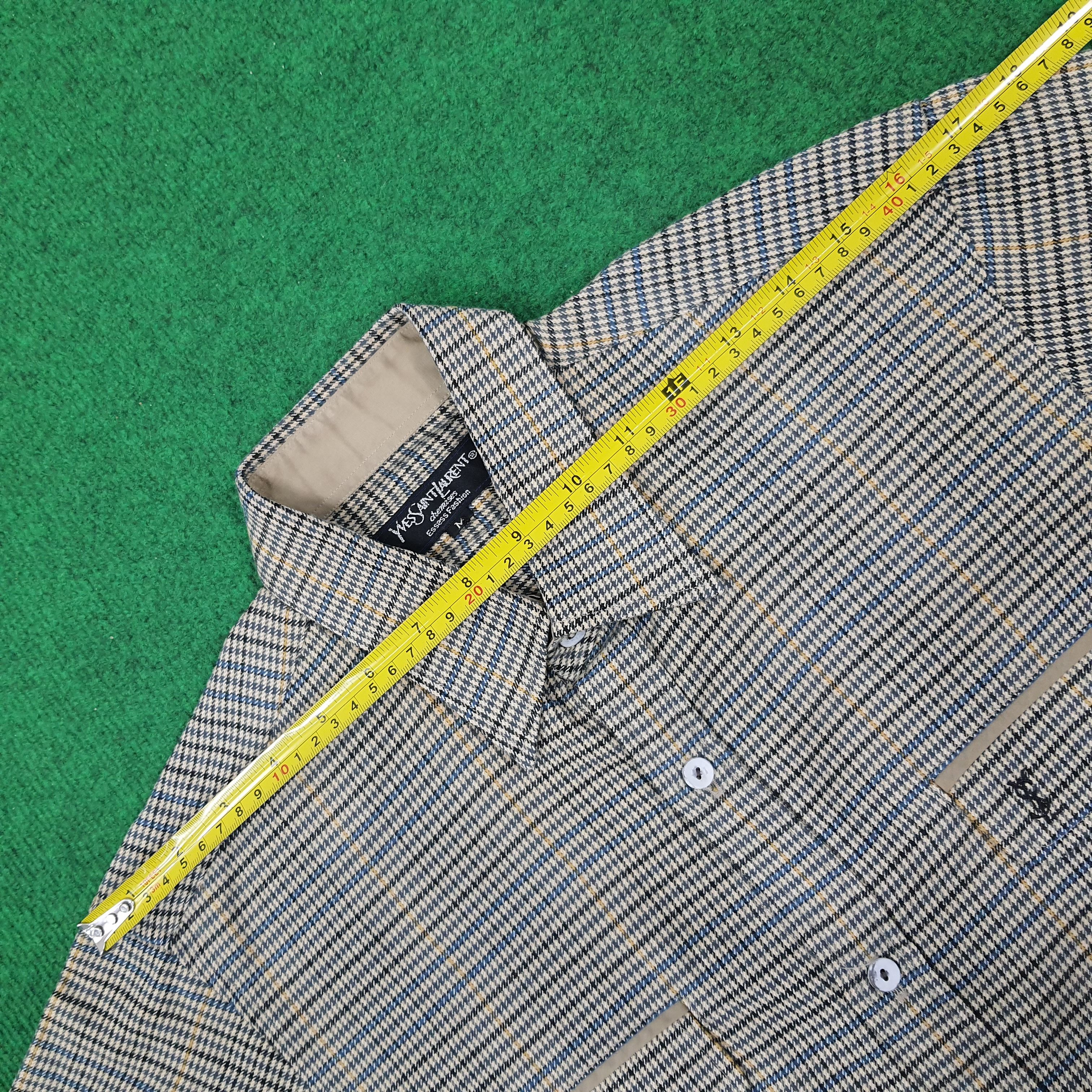 Vintage × Yves Saint Laurent Vintage Ysl Yves Saint Lauren Designer Button Up Shirt Size US S / EU 44-46 / 1 - 12 Thumbnail