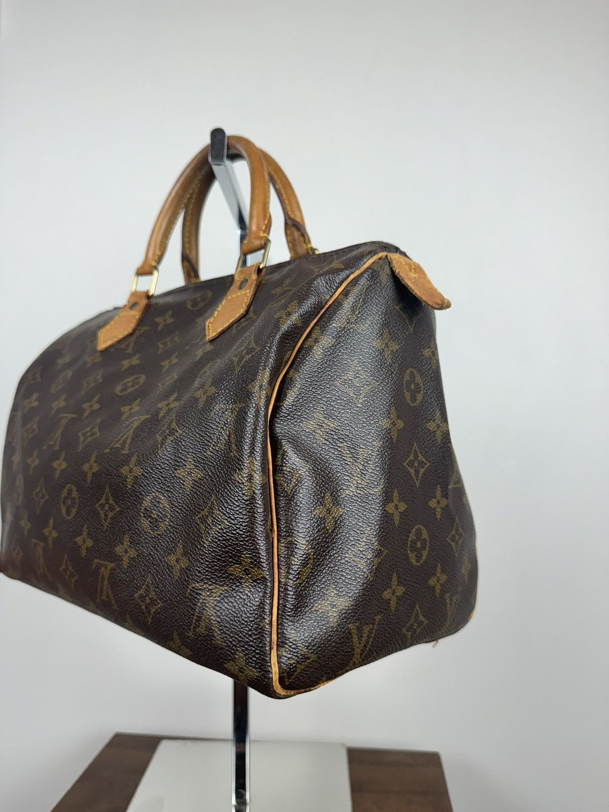 Louis Vuitton Luxury handle bag Louis Vuitton Speedy 30 original item Size ONE SIZE - 3 Thumbnail