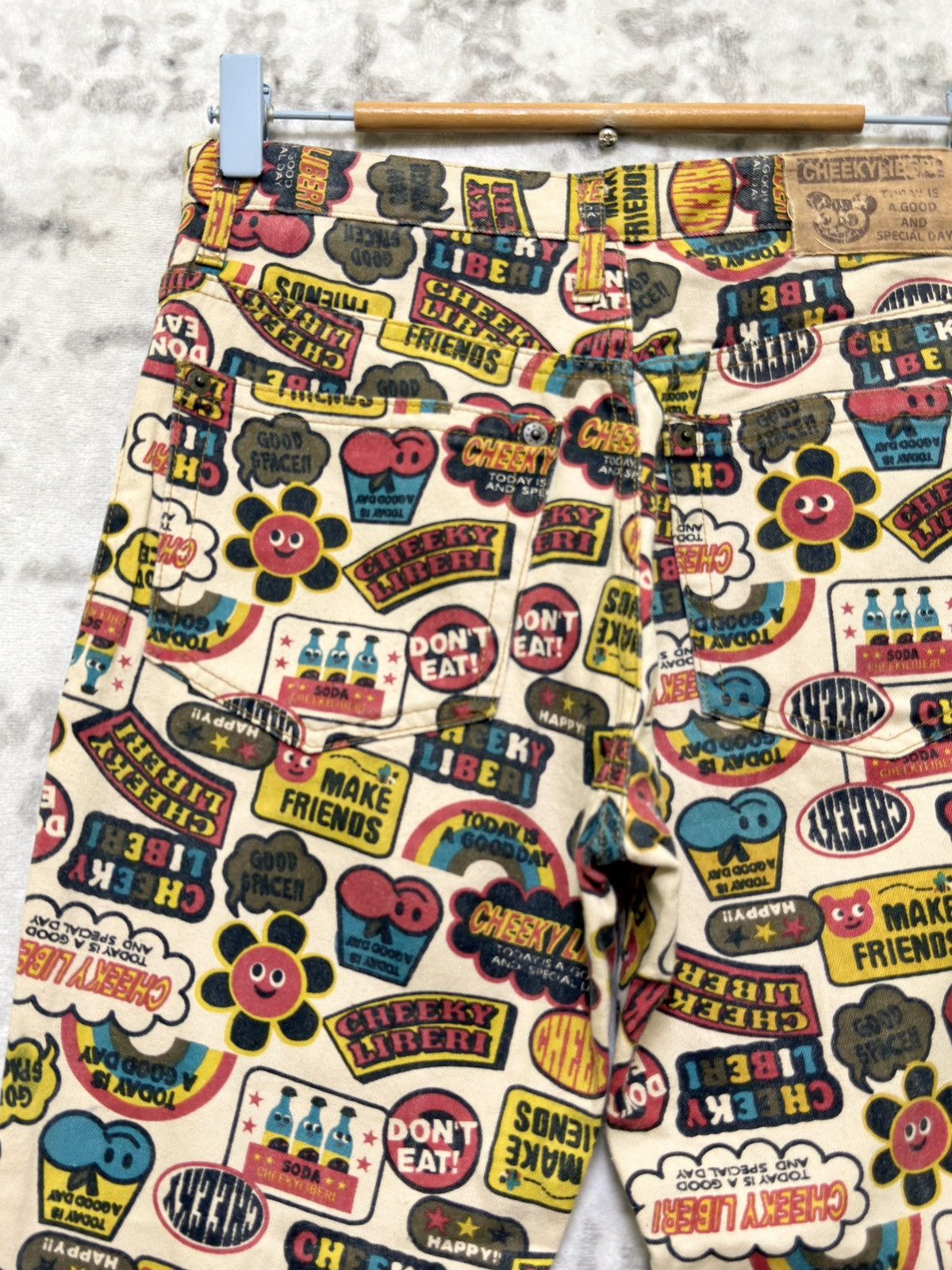 Hysteric Glamour Flare CHEEKYLIBERI Over Print Hysteric Style Design Pant Size US 26 / EU 42 - 10 Thumbnail