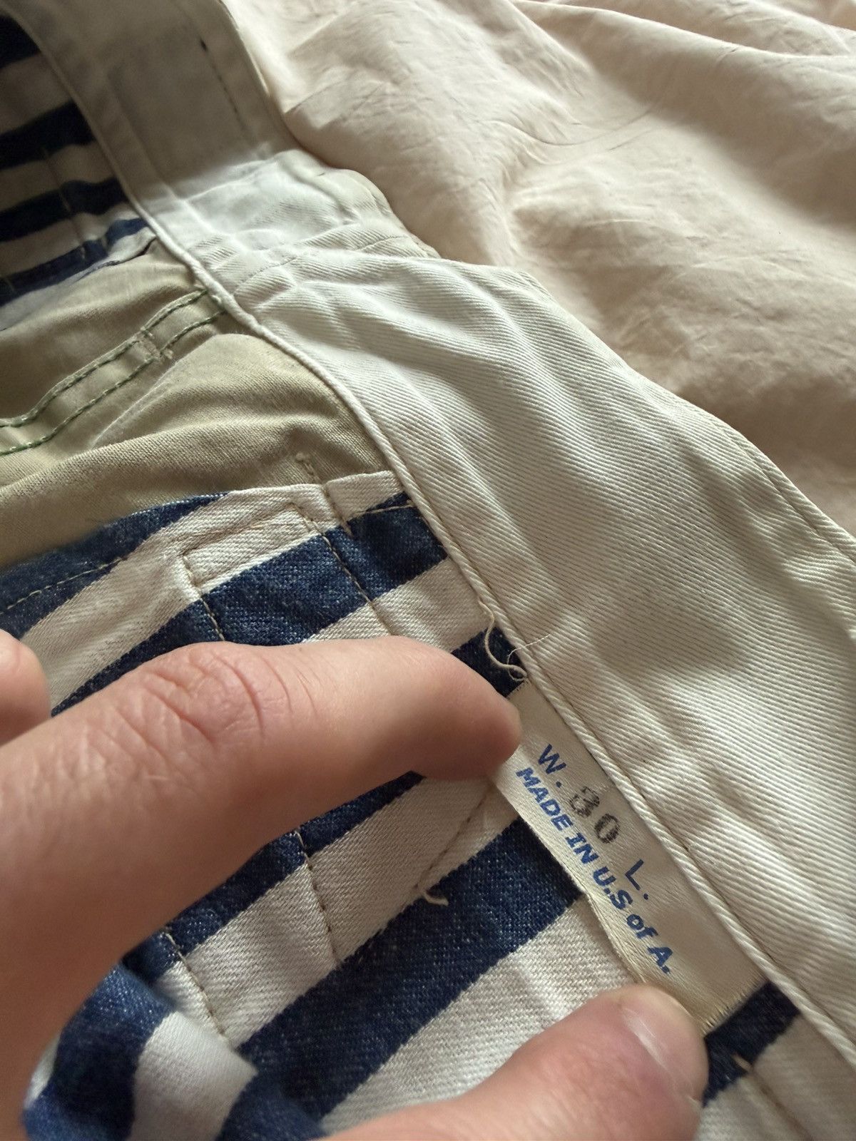 Mister Freedom × Sugar Cane Sportsman Chinos Beige Size US 30 / EU 46 - 5 Thumbnail