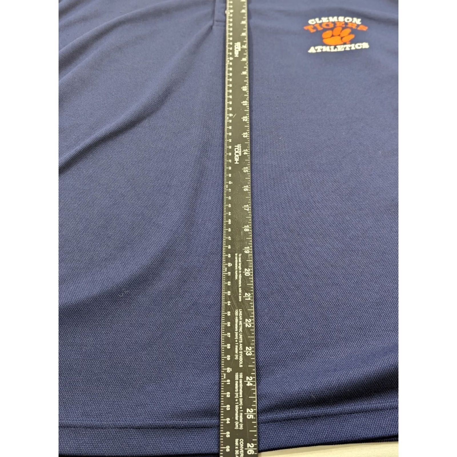Starter VINTAGE Clemson Tigers Starter Polo 3XL Mens Blue Orange Short Sleeve Logo Tee Size US XXL / EU 58 / 5 - 6 Thumbnail