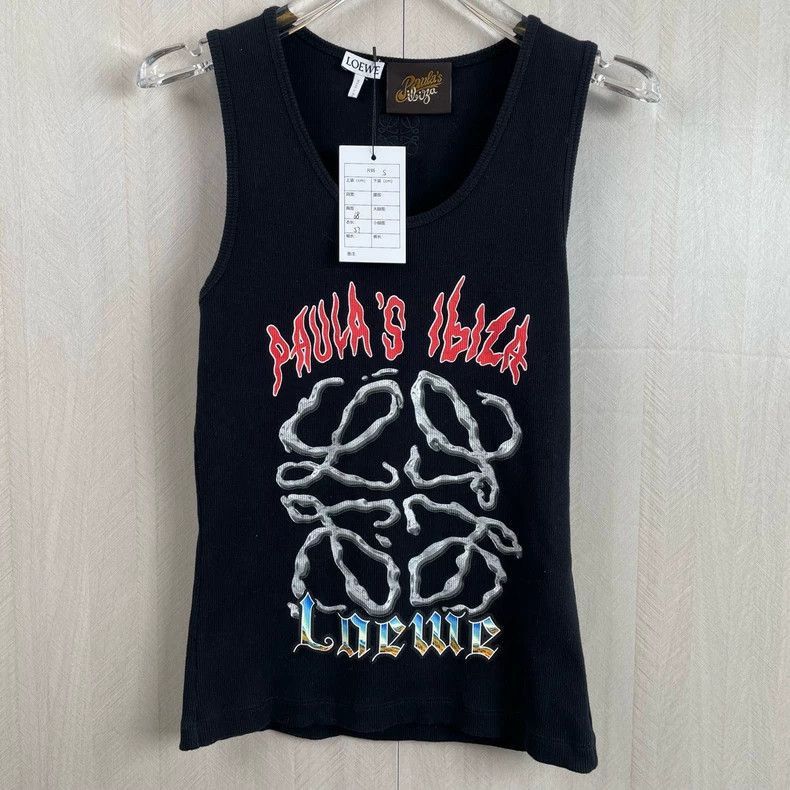 Loewe Paula's Ibiza Black Tank Top