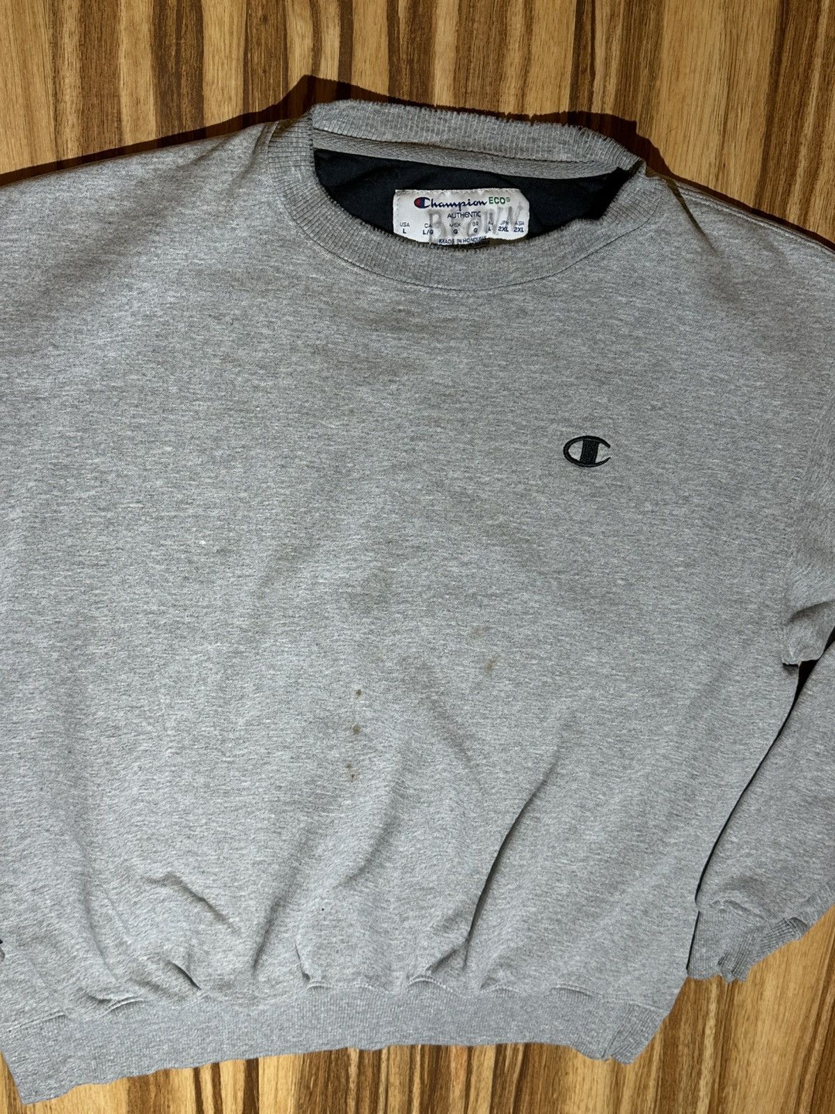 Cabelas Champion Gray crewneck with black logo Size US L / EU 52-54 / 3 - 3 Thumbnail