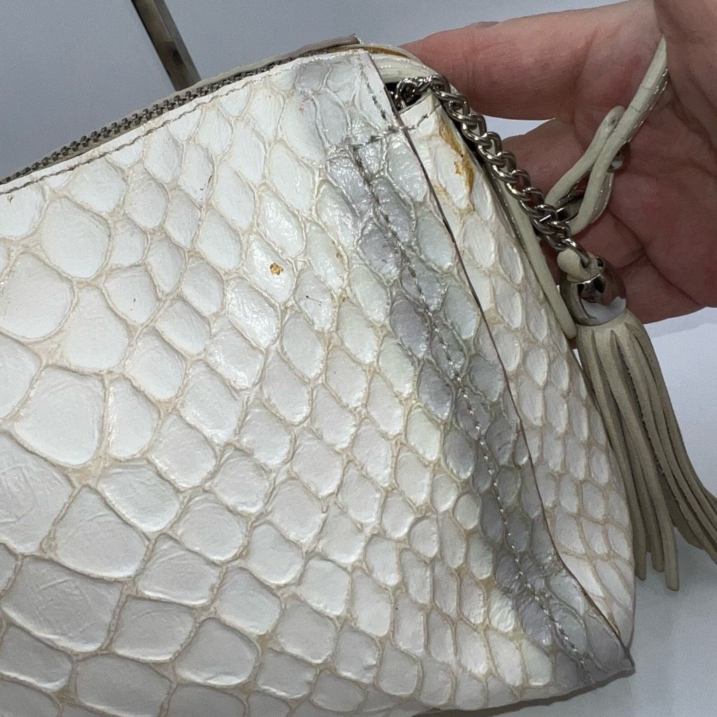 Other Gianni Conti Vintage Snake Embossed Leather Crossbody Bag ** Size ONE SIZE - 3 Thumbnail