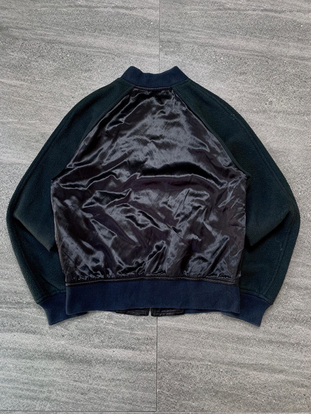 Comme des Garcons Rayon / Cotton Fleece Varsity Jacket Size US M / EU 48-50 / 2 - 11 Thumbnail