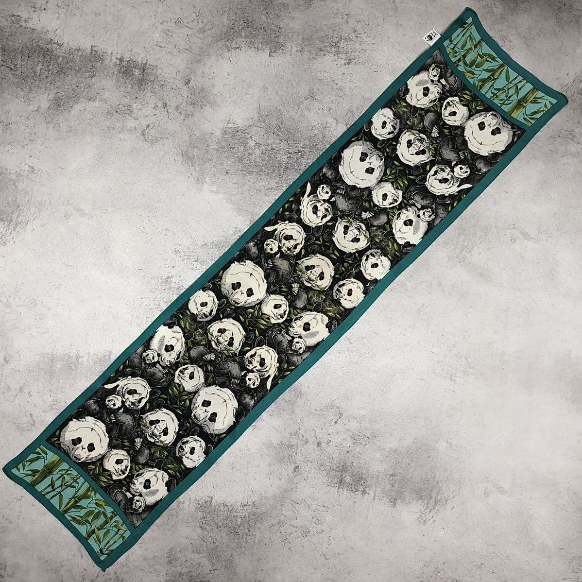 WWF 90s WWF Silk Japan Vera Companies Panda Scarf Wrap Size ONE SIZE - 5 Thumbnail