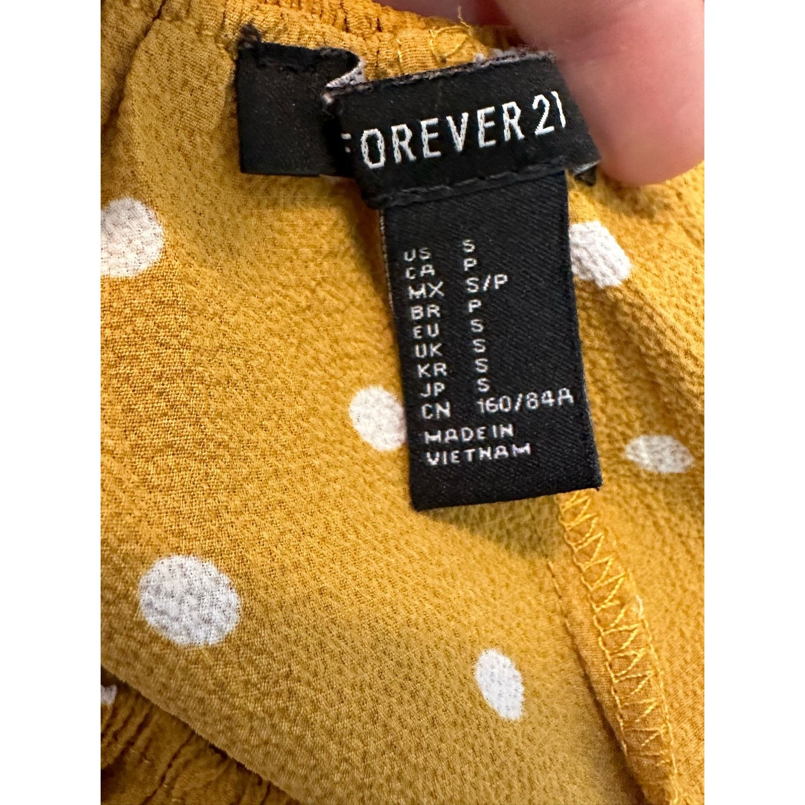 Forever 21 Forever 21 polka dots off shoulder mini dress size Small Size S / US 4 / IT 40 - 3 Thumbnail
