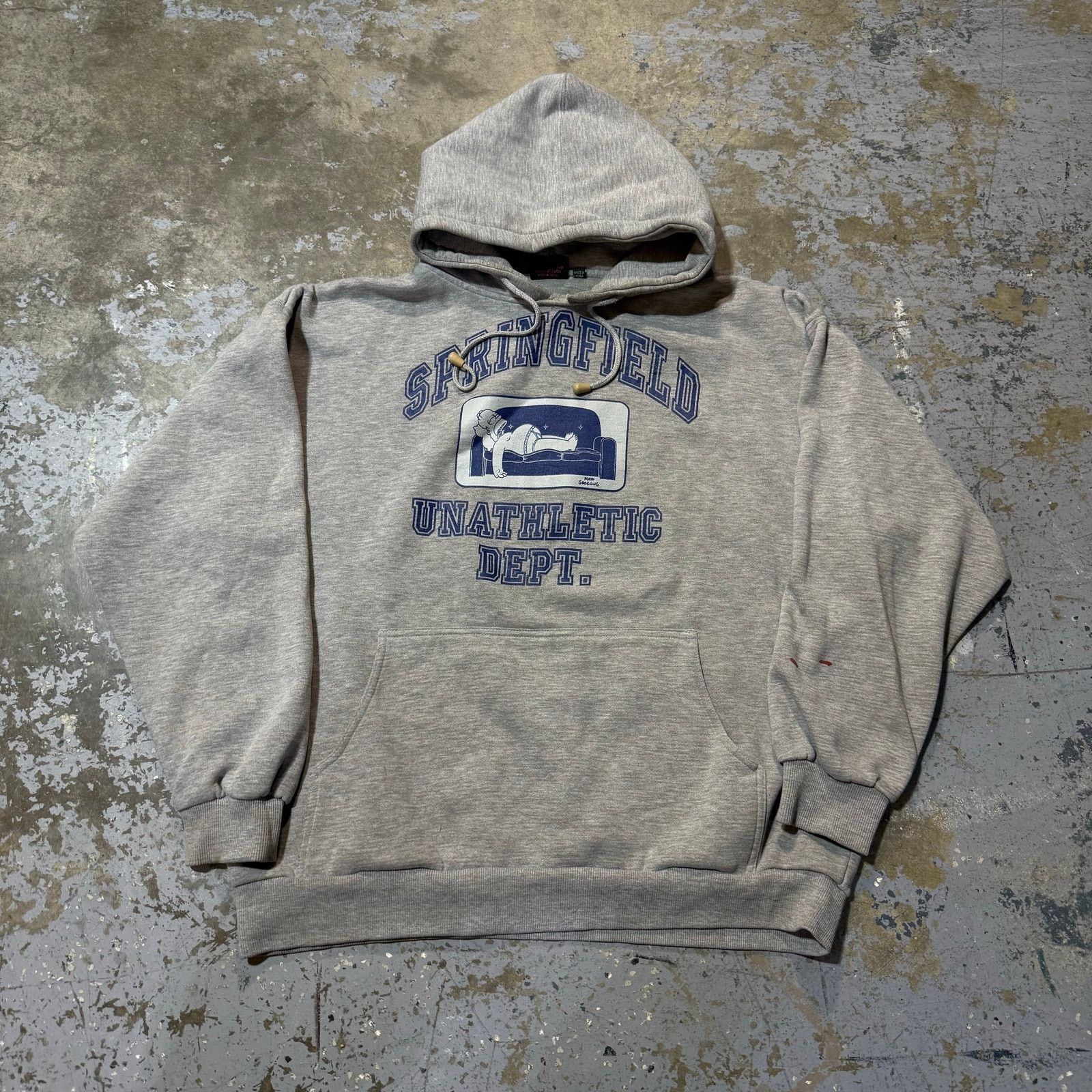 Vintage Vintage Y2K The Simpsons Unathletic Dept. Hoodie 2XL Size US XXL / EU 58 / 5 - 1 Thumbnail