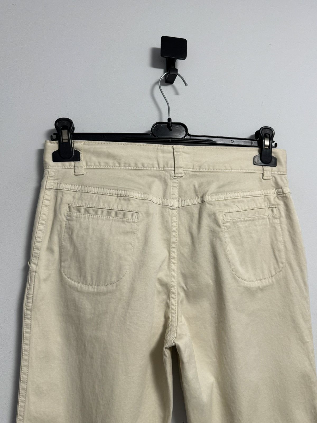 Jil Sander Jil Sander Women’s Pants Beige Luxury Cotton size 36 Size 25" / US 0 / IT 36 - 17 Thumbnail