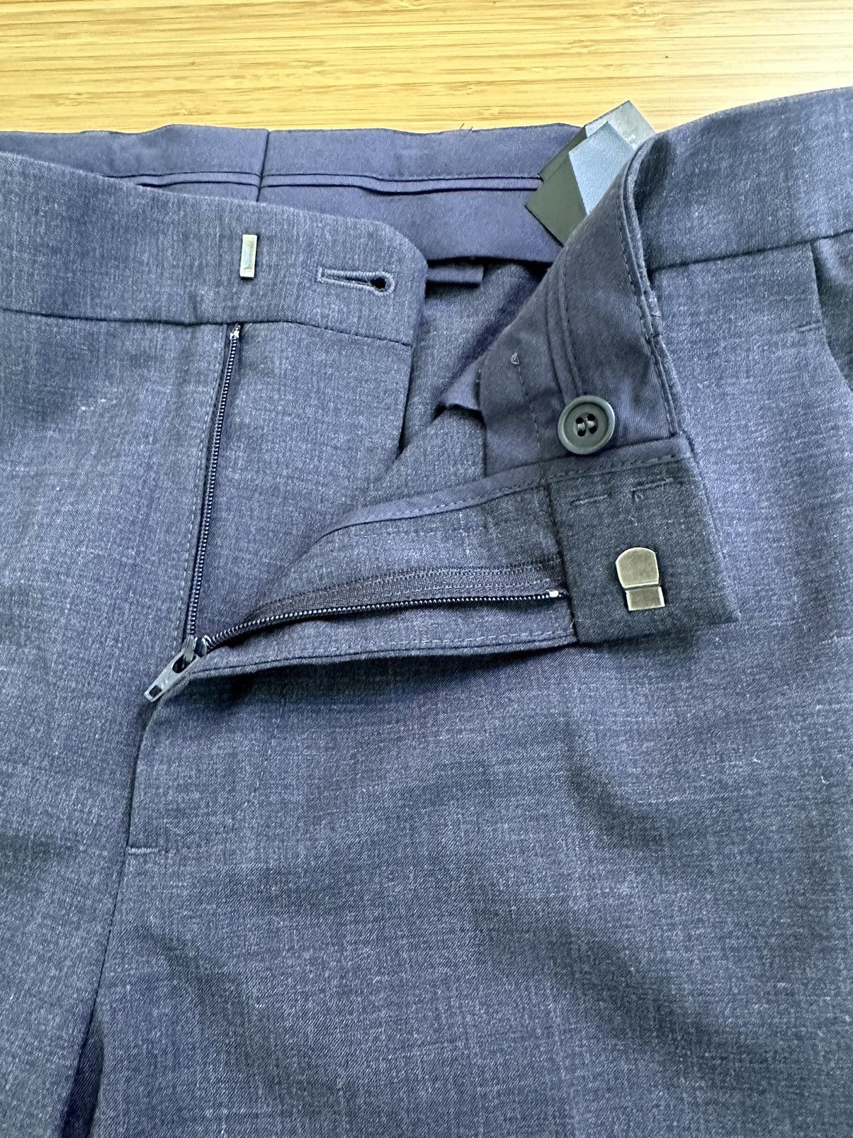 Cos COS Wool Dress Trousers Slim Fit 32R NWT Tailored Navy Size US 32 / EU 48 - 9 Thumbnail