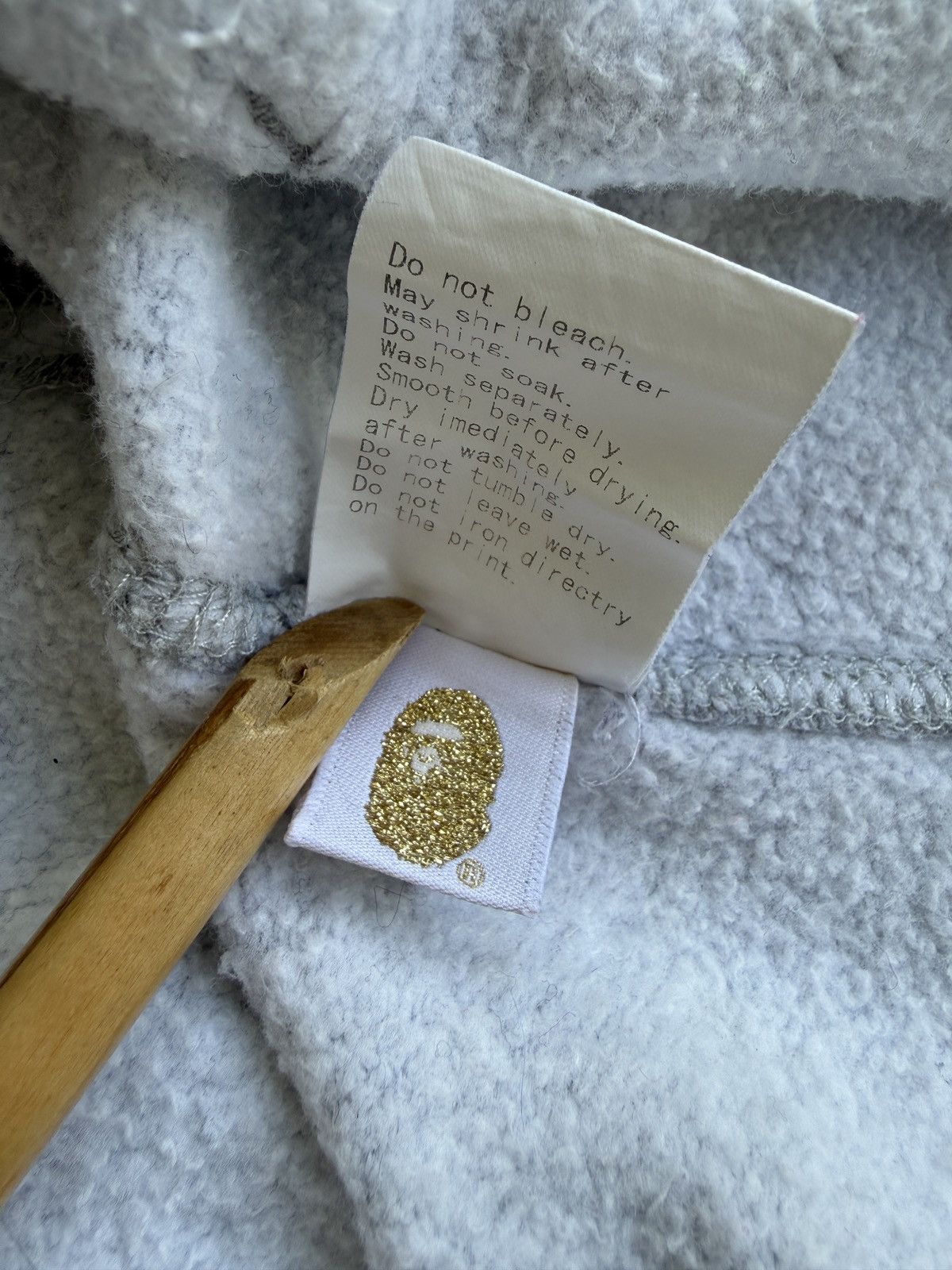 Bape A Bathing Ape Bape Ape shall never kill Ape zipper hoodie Size US L / EU 52-54 / 3 - 9 Thumbnail