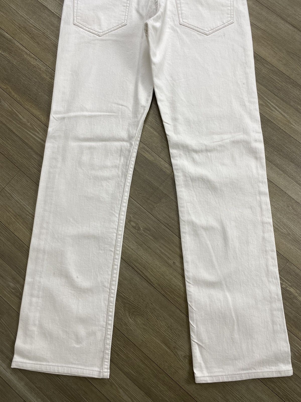 Burberry Vintage Burberry London White Straight Jeans Luxury Size US 30 / EU 46 - 11 Thumbnail