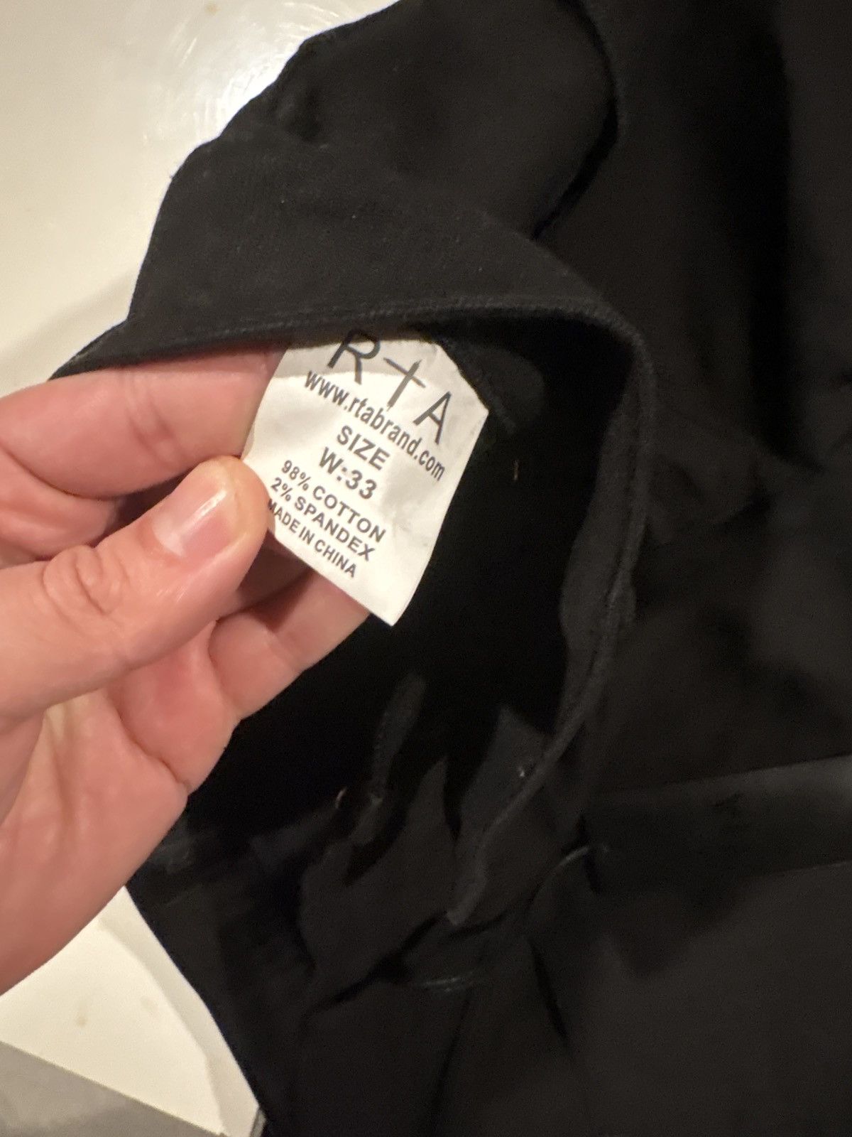Rta Rta Skinny Black ( R.I.P Print ) Size US 33 - 1 Thumbnail