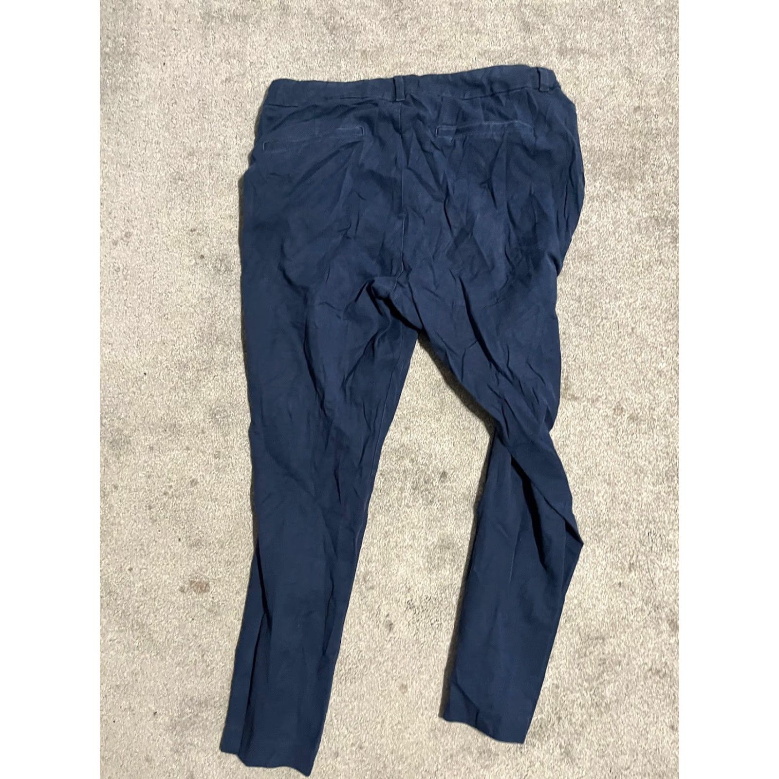 Old Navy Old Navy Blue Pixie Skinny High-Rise Ankle Pants Women Size 14 Pockets Size 36" / US 14 / IT 50 - 3 Thumbnail