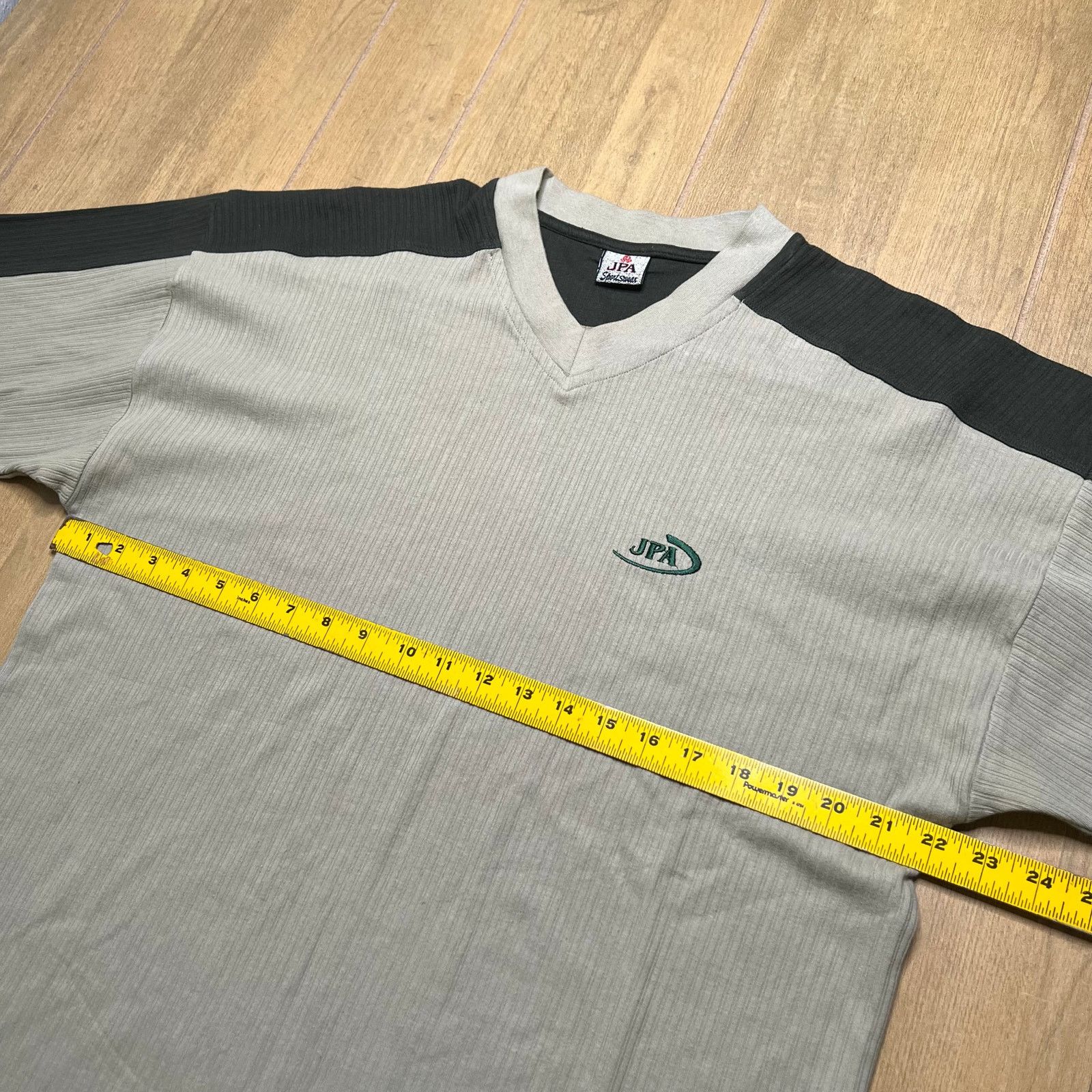 Vintage Vintage Y2K JPA Ribbed Shirt Mens Large Soccer Style Tee Size US L / EU 52-54 / 3 - 6 Thumbnail