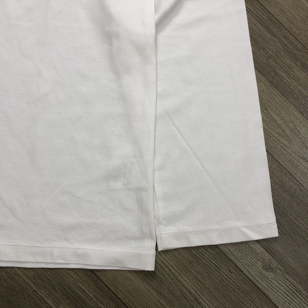 A.P.C. A.P.C Paris Spell Out Small Logo Embroidered Longsleeve Tee Size US S / EU 44-46 / 1 - 8 Thumbnail