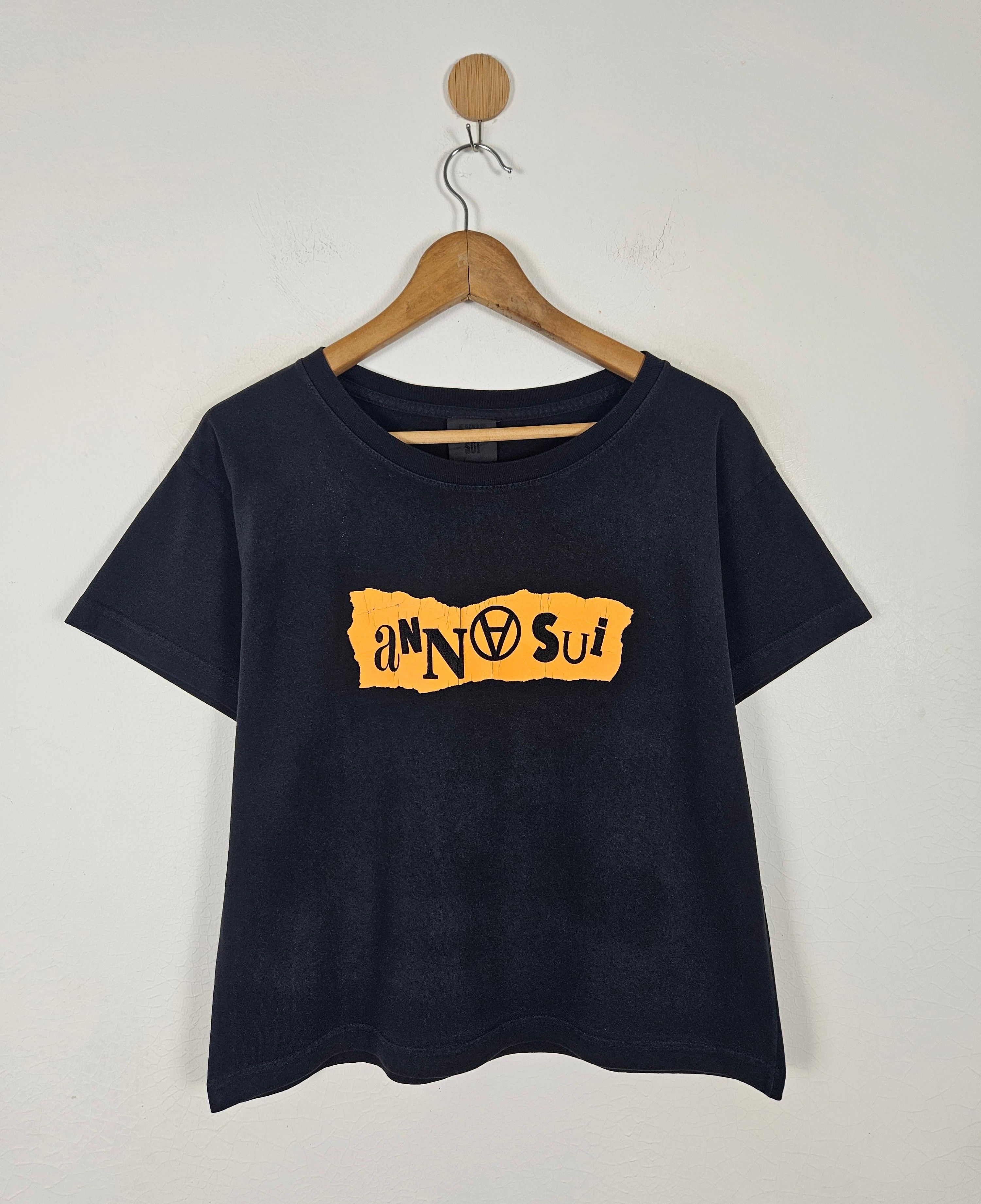Anna Sui × Vintage Vintage 90s Anna Sui Anarchy logo shirt Size M / US 6-8 / IT 42-44 - 1 Thumbnail