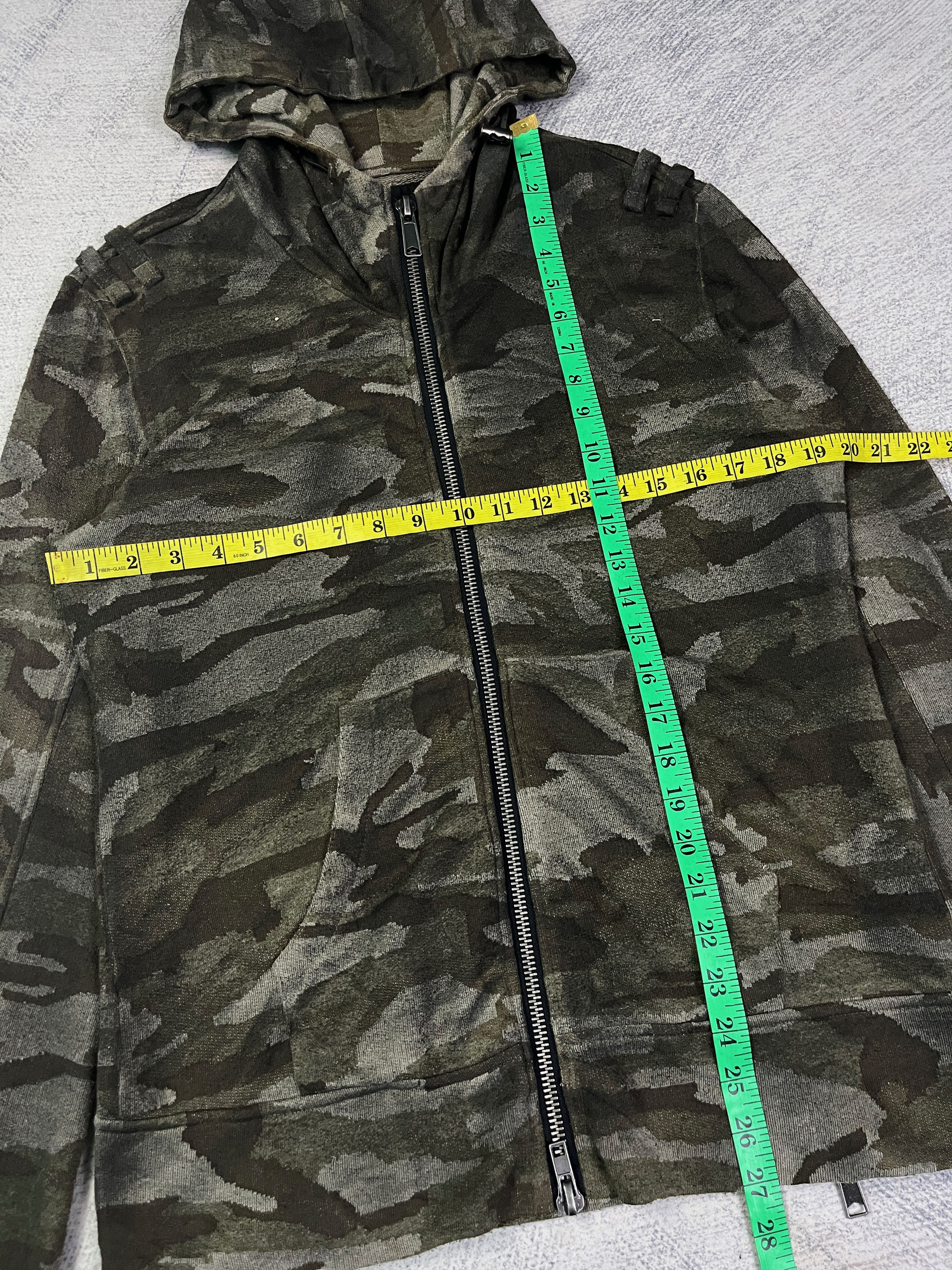 BUFFALO BOBS Buffalo Bobs Camo Military Style Zip Up Hoodie Size US M / EU 48-50 / 2 - 14 Thumbnail