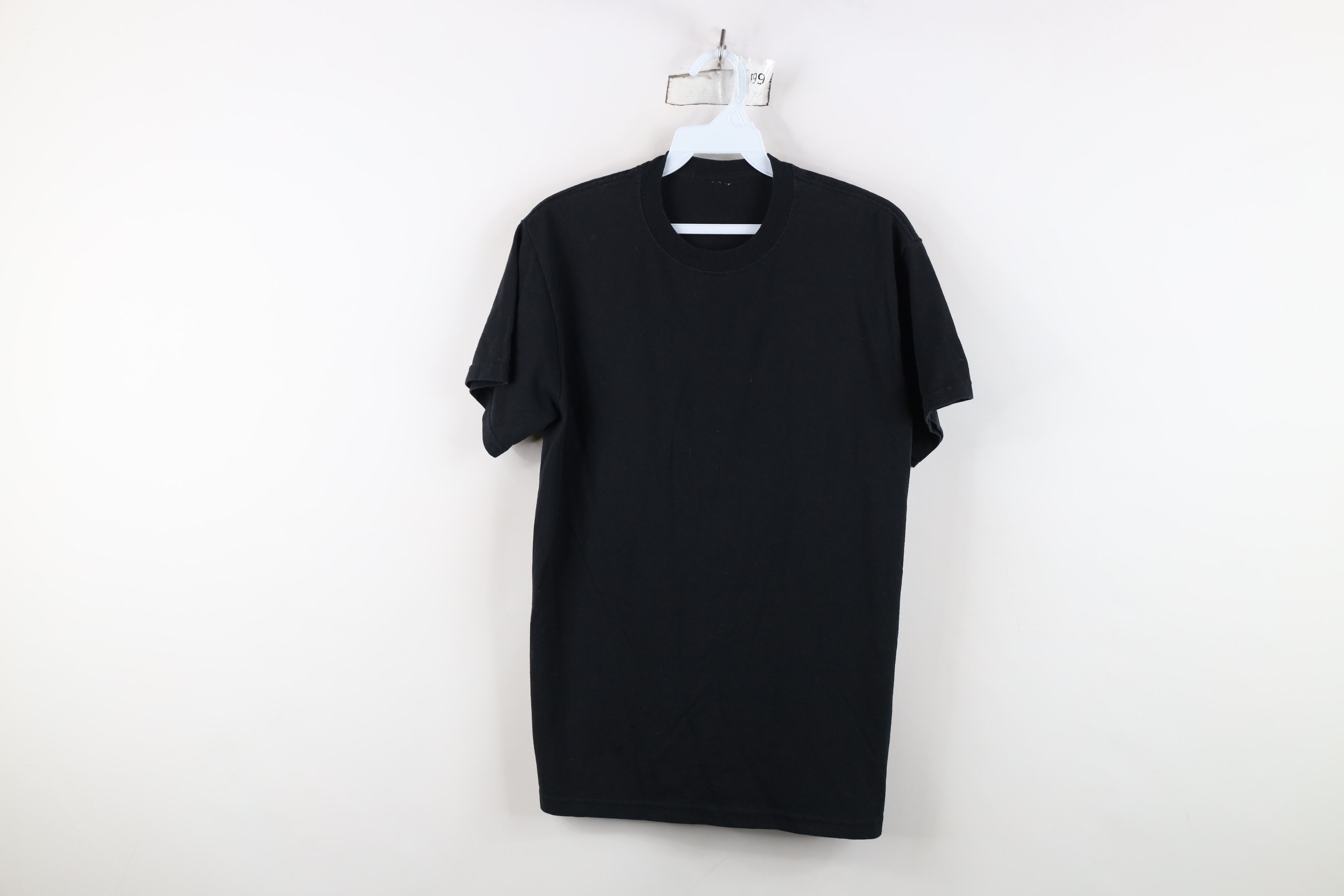 Vintage Vintage 90s Streetwear Short Sleeve T-Shirt Black Cotton Size US S / EU 44-46 / 1 - 1 Thumbnail