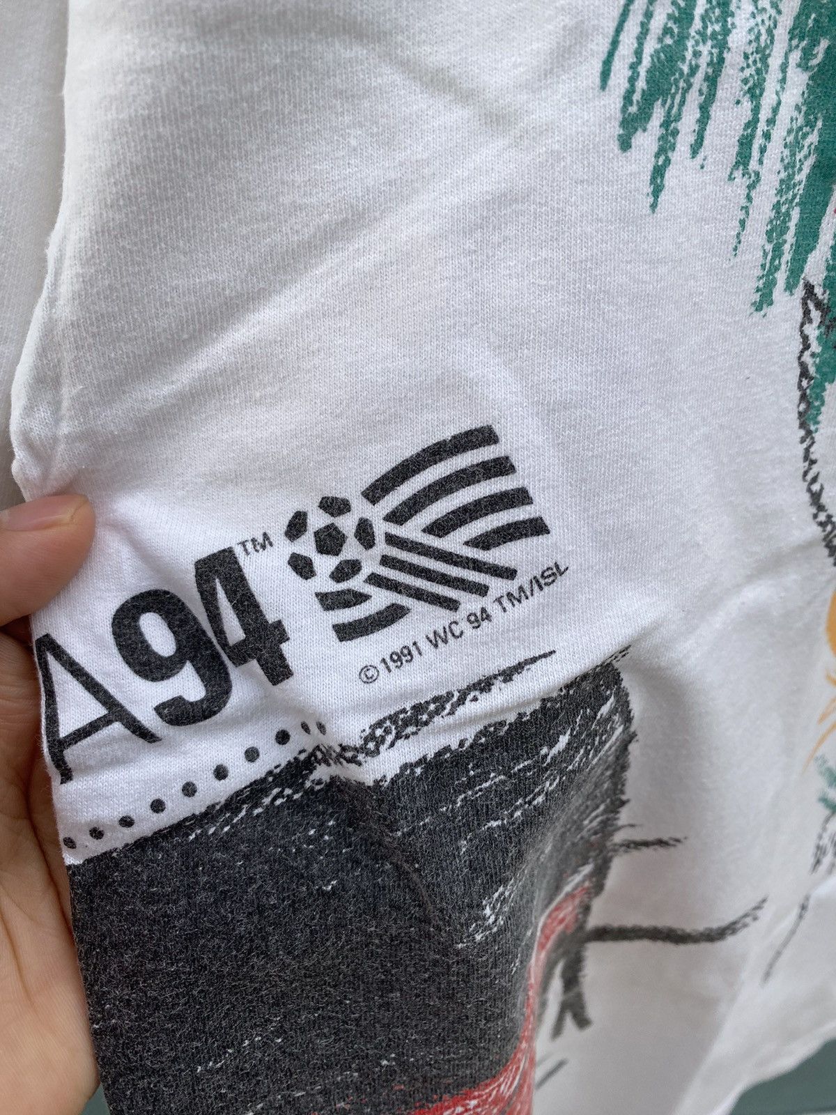 Adidas 🍓NEED GONE🍓Vintage adidas germany fc world cup 1994 usa tee Size US M / EU 48-50 / 2 - 4 Thumbnail