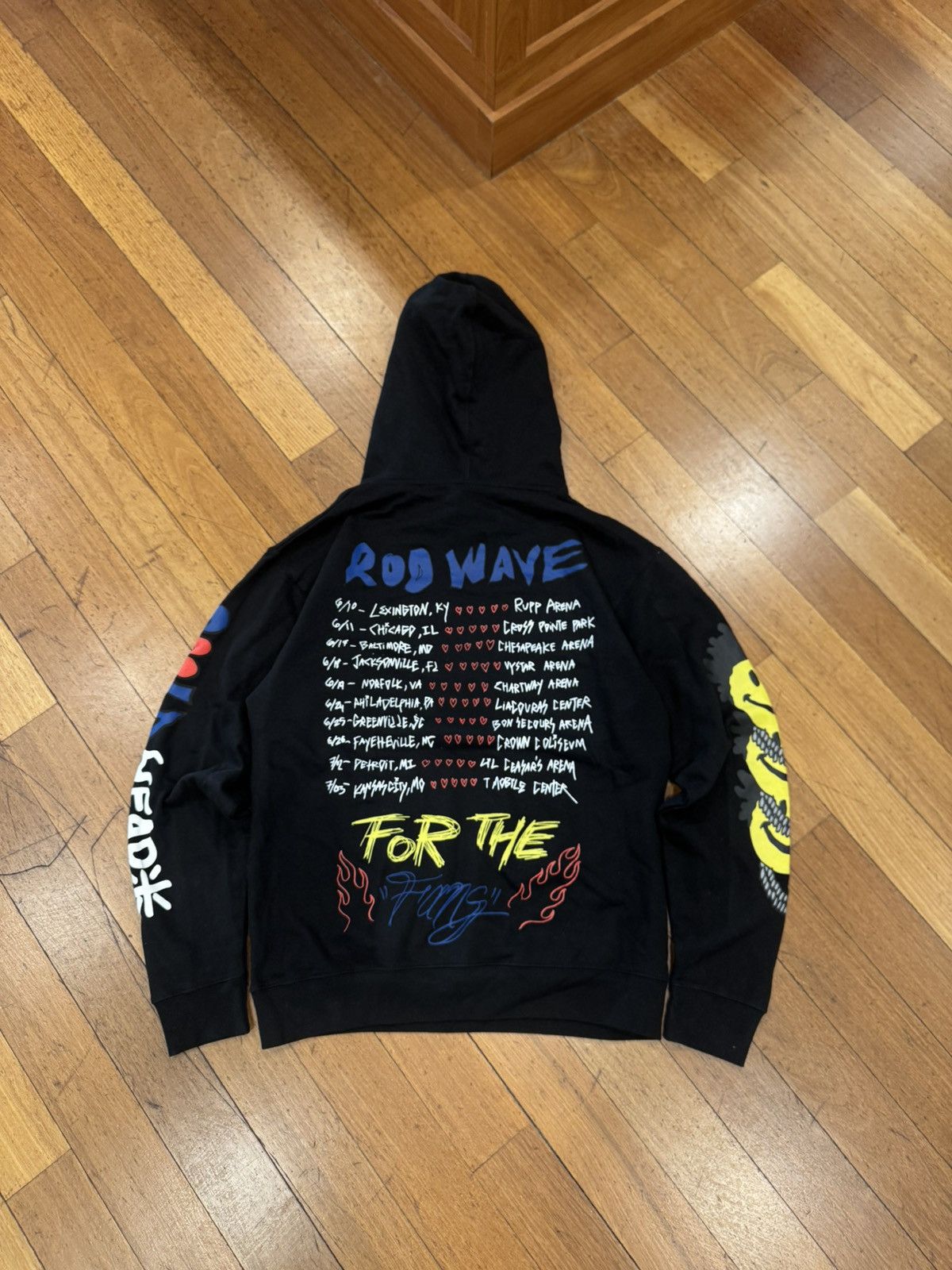 Rap Tees Rod Wave Tour Hoodie Size US M / EU 48-50 / 2 - 6 Thumbnail
