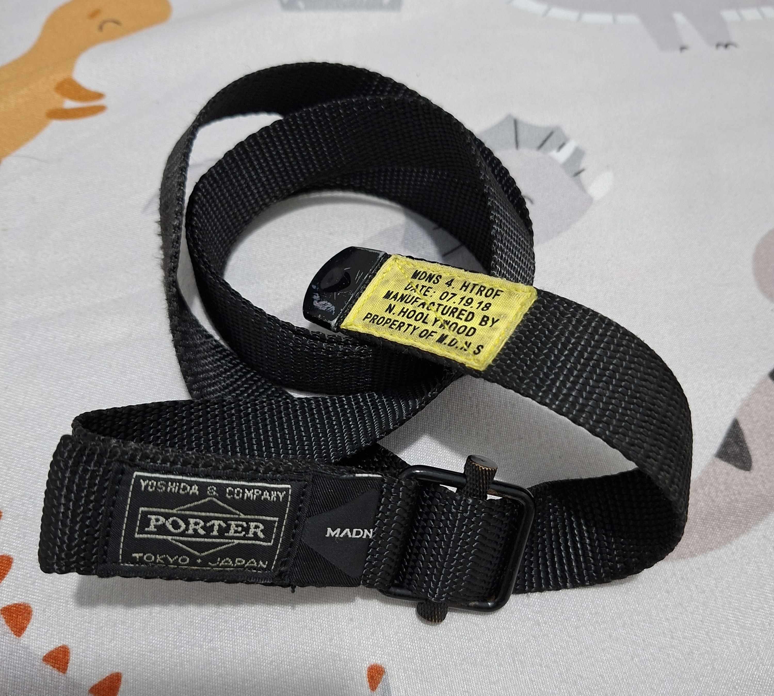 N.HOOLYWOOD × PORTER Military Belt Porter Porter x madness x n hoolywood canvas belt | Grailed