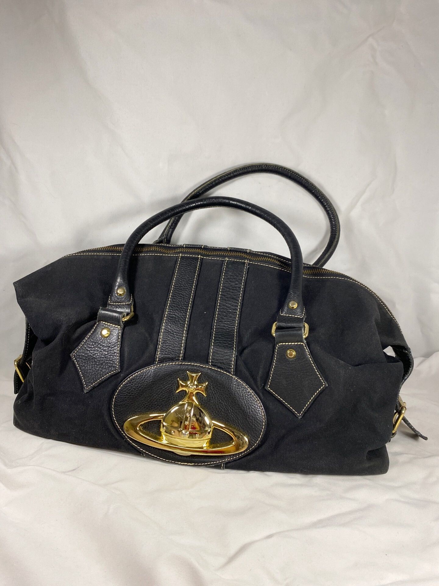 Vivienne Westwood Vivienne Westwood Saturn Logo Boston Bag Size ONE SIZE - 1 Thumbnail