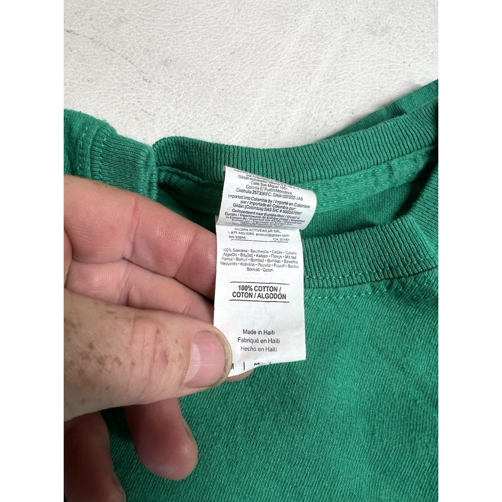 Gildan VINTAGE VTG Vermont 4H Shooting Sports Green Short Sleeve T-shirt Muzzleloader Rifle Mens M Green Cotton 4h Sports Size US M / EU 48-50 / 2 - 4 Thumbnail