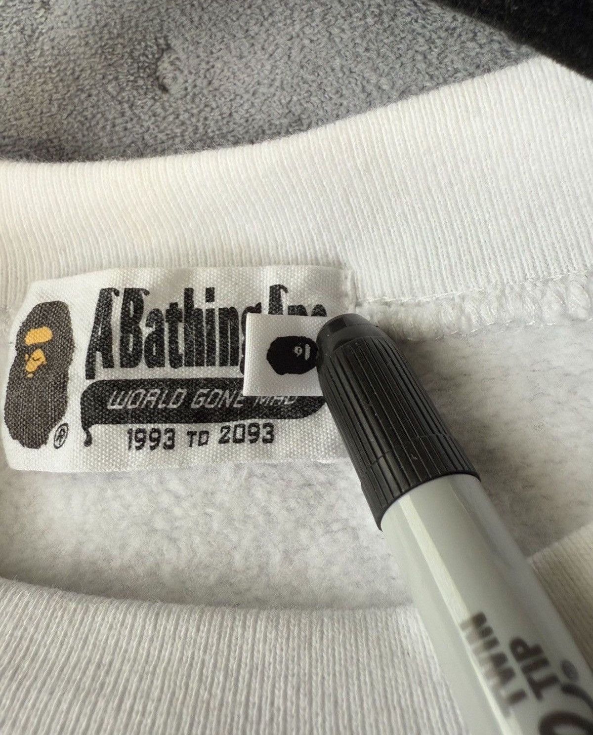 Bape Bape college crewneck Size US M / EU 48-50 / 2 - 4 Thumbnail
