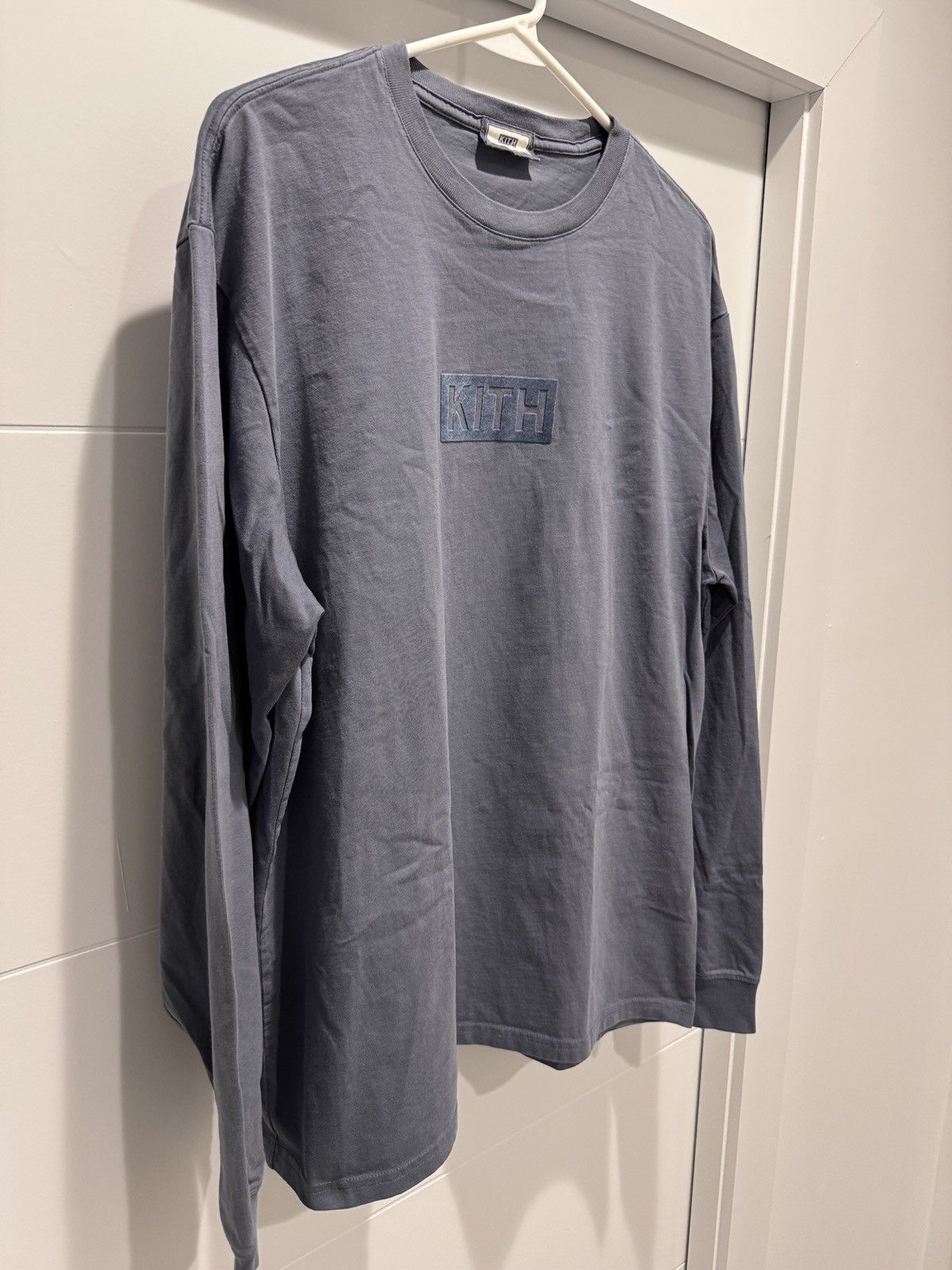Kith Kith Loyalty Exclusive Box Logo LS Elevation Blue Tee Size M Size US M / EU 48-50 / 2 - 2 Thumbnail