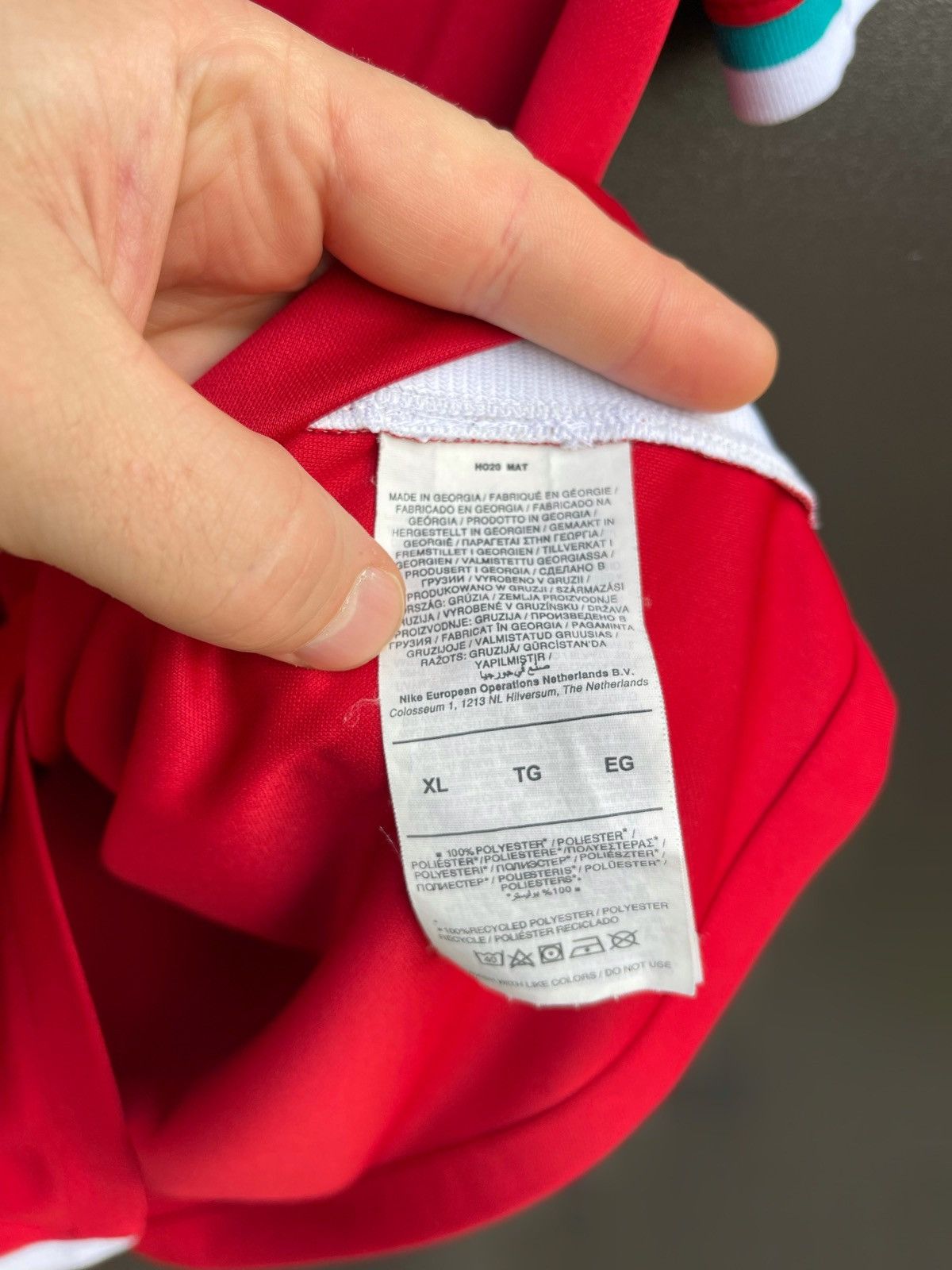 Nike 2020-2021 Liverpool Home Shirt Football Jersey Red Kit XL Size US XL / EU 56 / 4 - 6 Thumbnail
