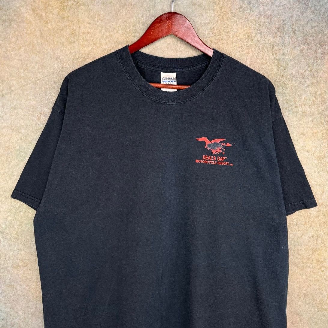 Vintage VTG Y2K Biker Snake Dragon T Shirt Sz XL Black Choppers Size US XL / EU 56 / 4 - 4 Thumbnail