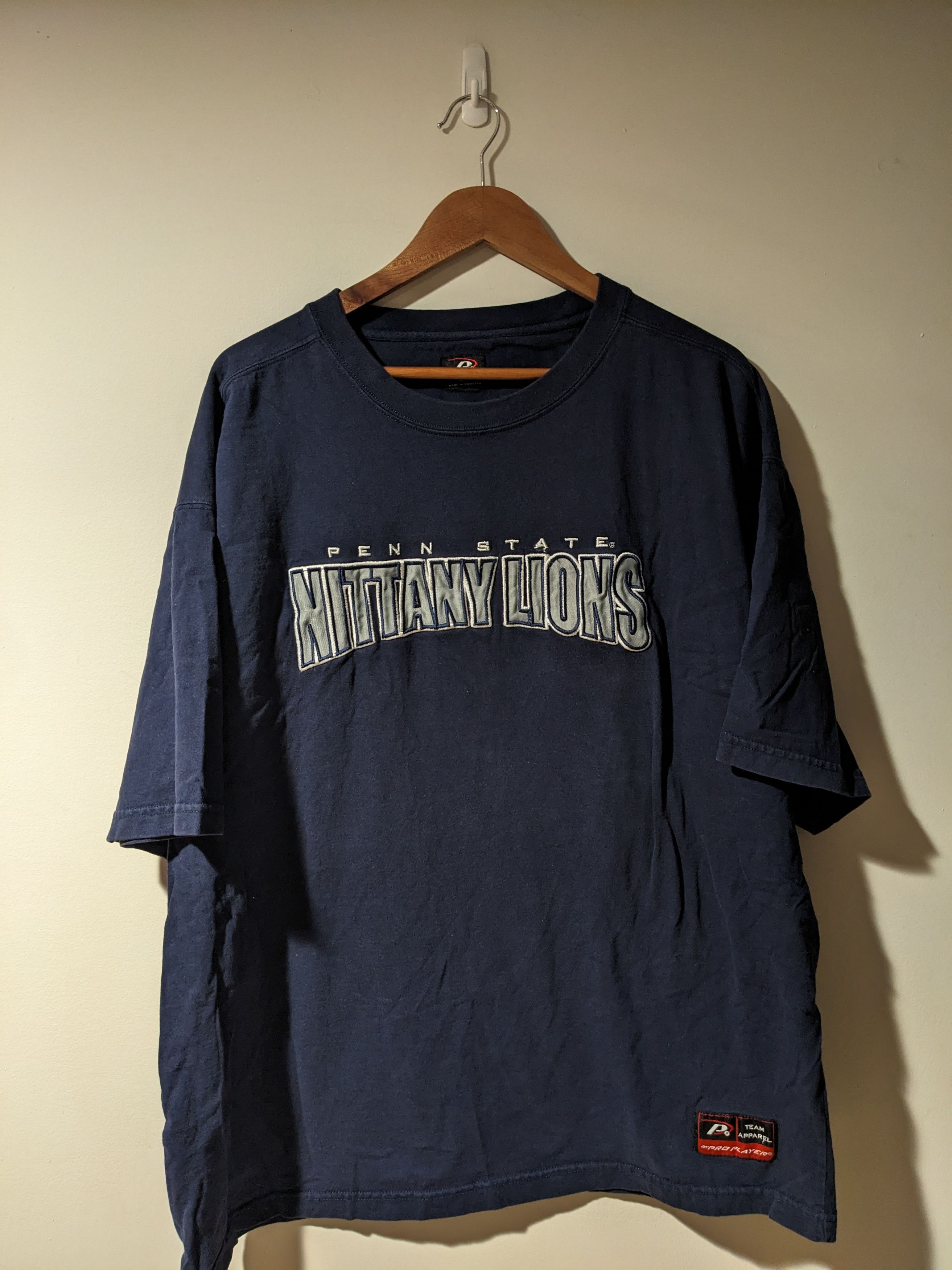 Vintage Vintage 90s Penn State Nittany Lion College Football T-Shirt Size US XXL / EU 58 / 5 - 1 Thumbnail