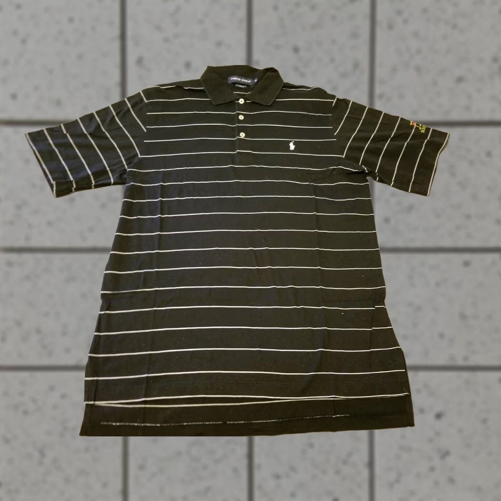 Polo Ralph Lauren Mens Polo Ralph Lauren Golf Shirt Medium Black Cotton Size US M / EU 48-50 / 2 - 1 Thumbnail