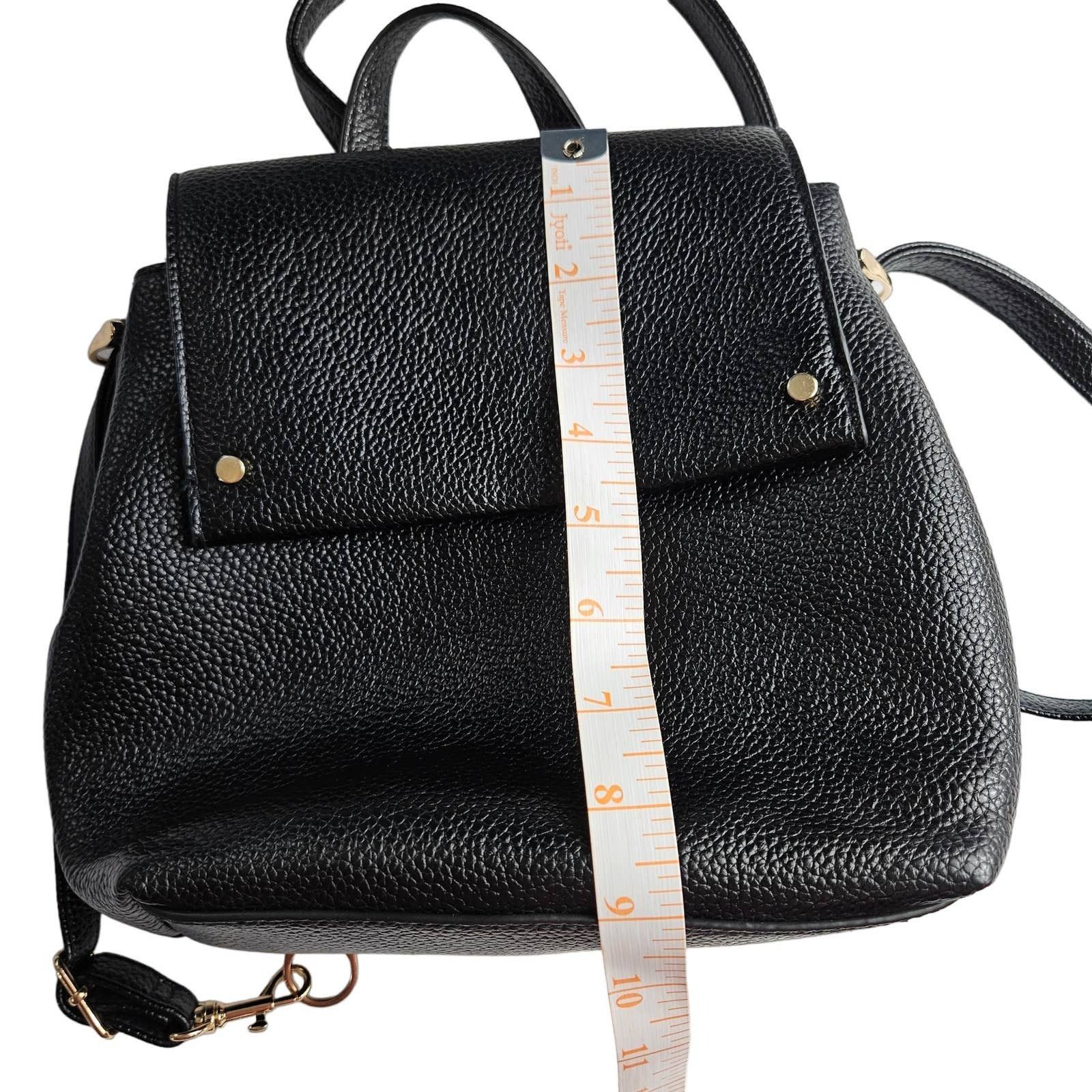 Other EUC A New Day Convertible Faux Leather Flap Closure Backpack Size ONE SIZE - 11 Thumbnail