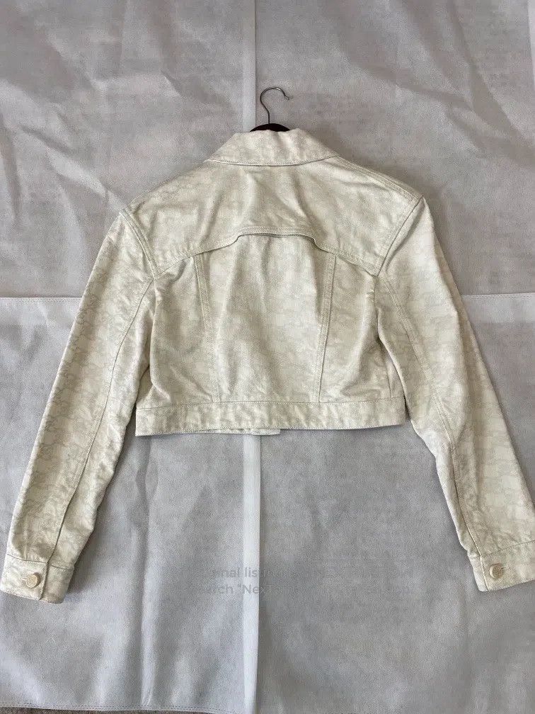 Fendi Fendi Printed Logo Denim Jacket Size XS / US 0-2 / IT 36-38 - 2 Thumbnail